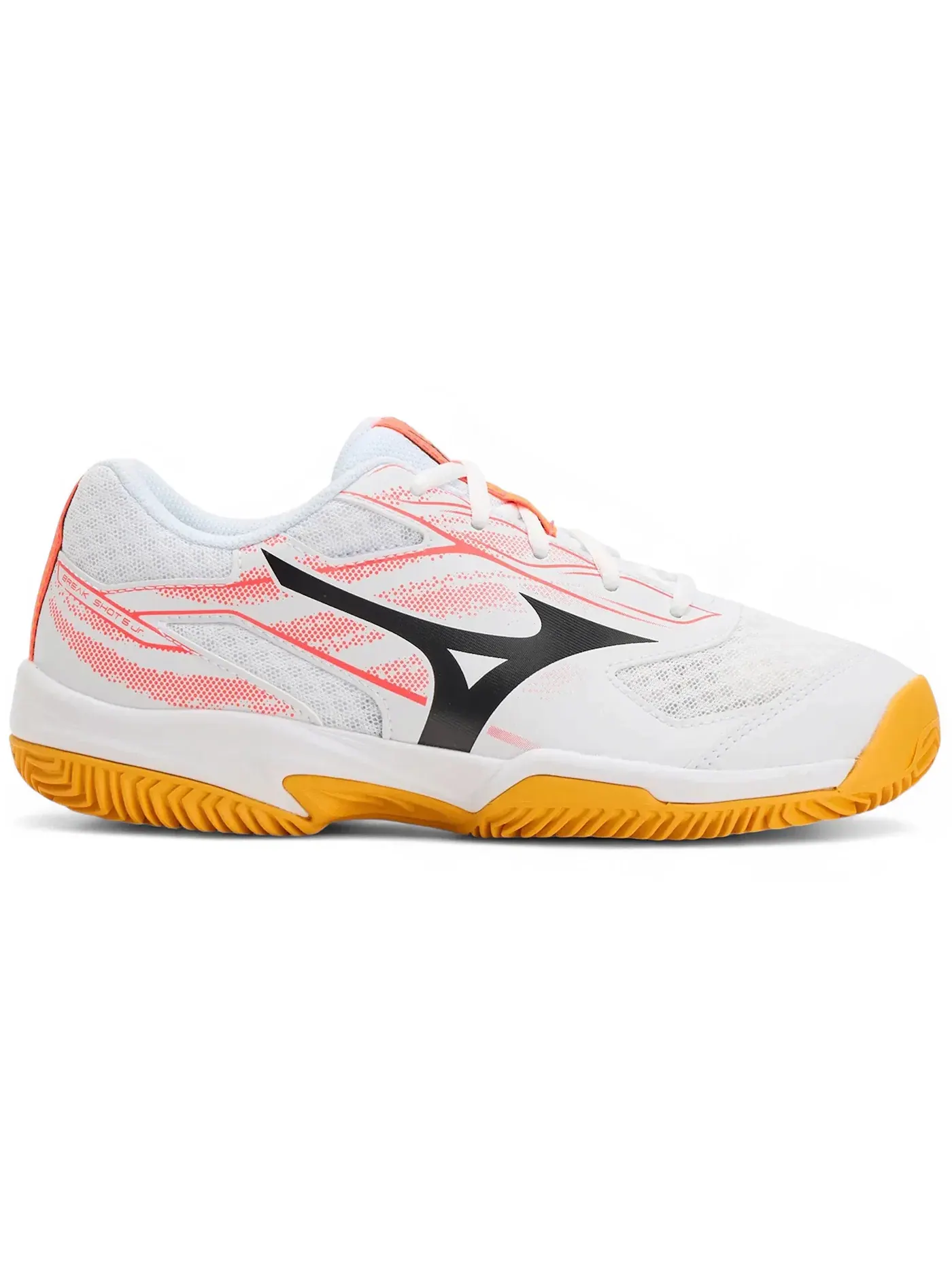 Детские кроссовки для мальчиков и девочек спортивные Mizuno Break Shot 5 Jr CC — изображение 1 из 1, белый