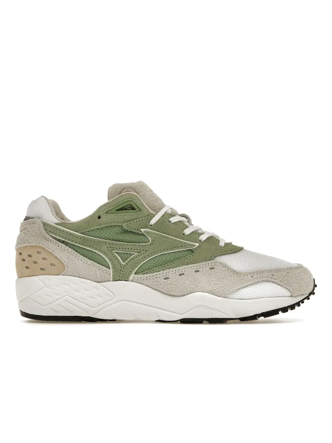 Мужские кроссовки Lifestyle Mizuno Contender — изображение 1 из 4, белый/серый/зеленый