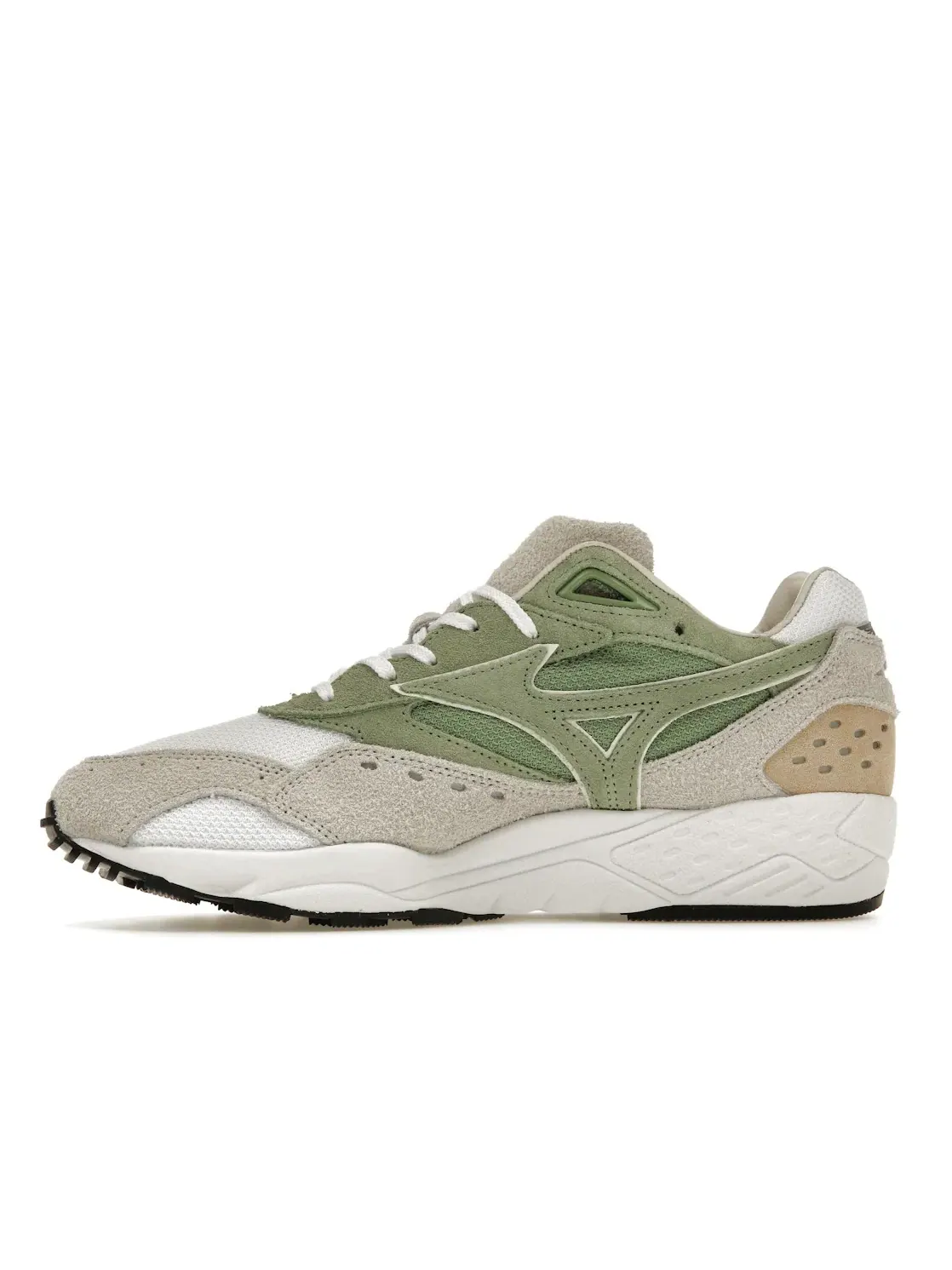 Мужские кроссовки Lifestyle Mizuno Contender — изображение 3 из 4, белый/серый/зеленый