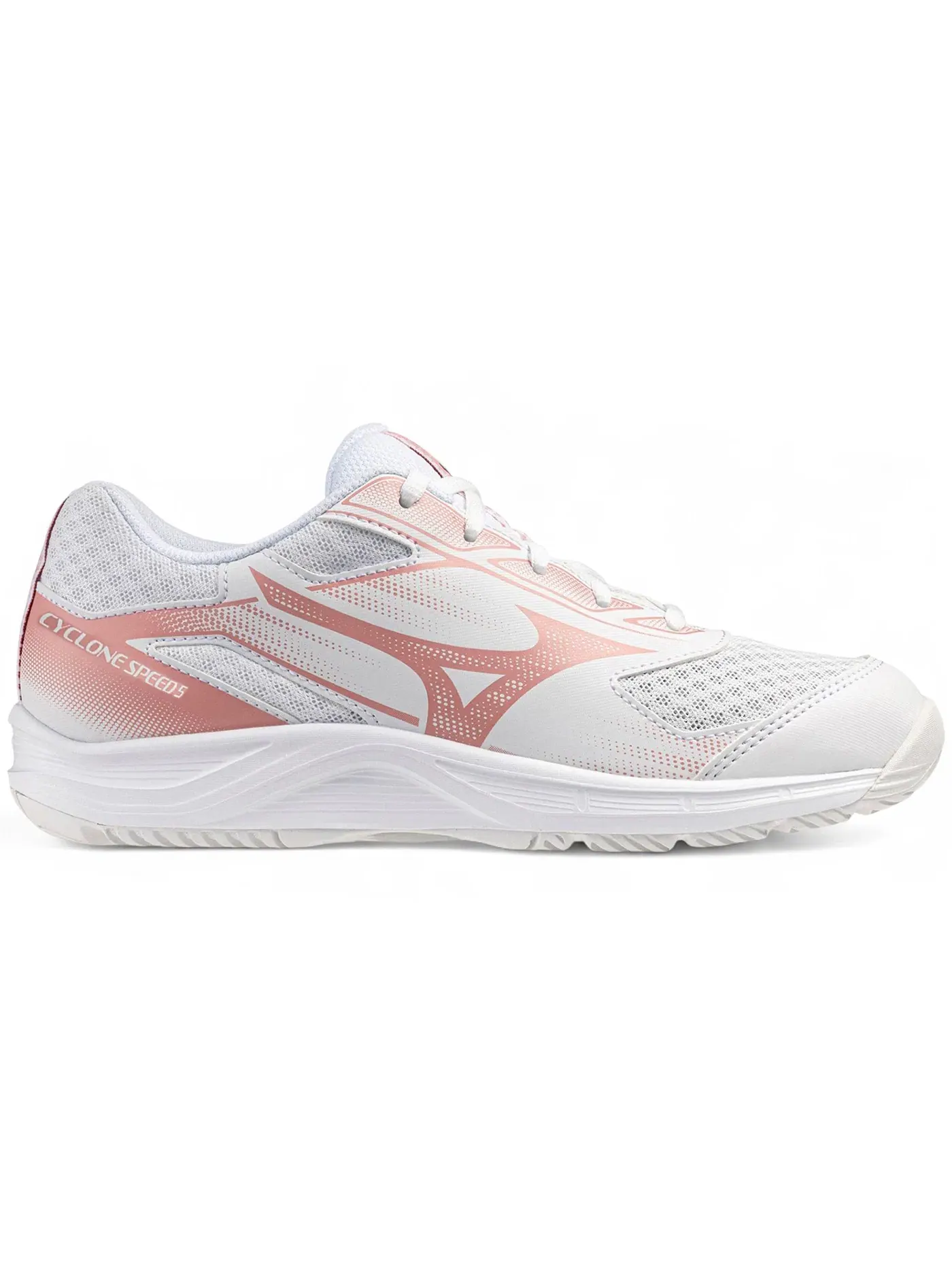 Женские кроссовки для бега Mizuno Cyclone Speed 5 — изображение 1 из 1, белый/розовый