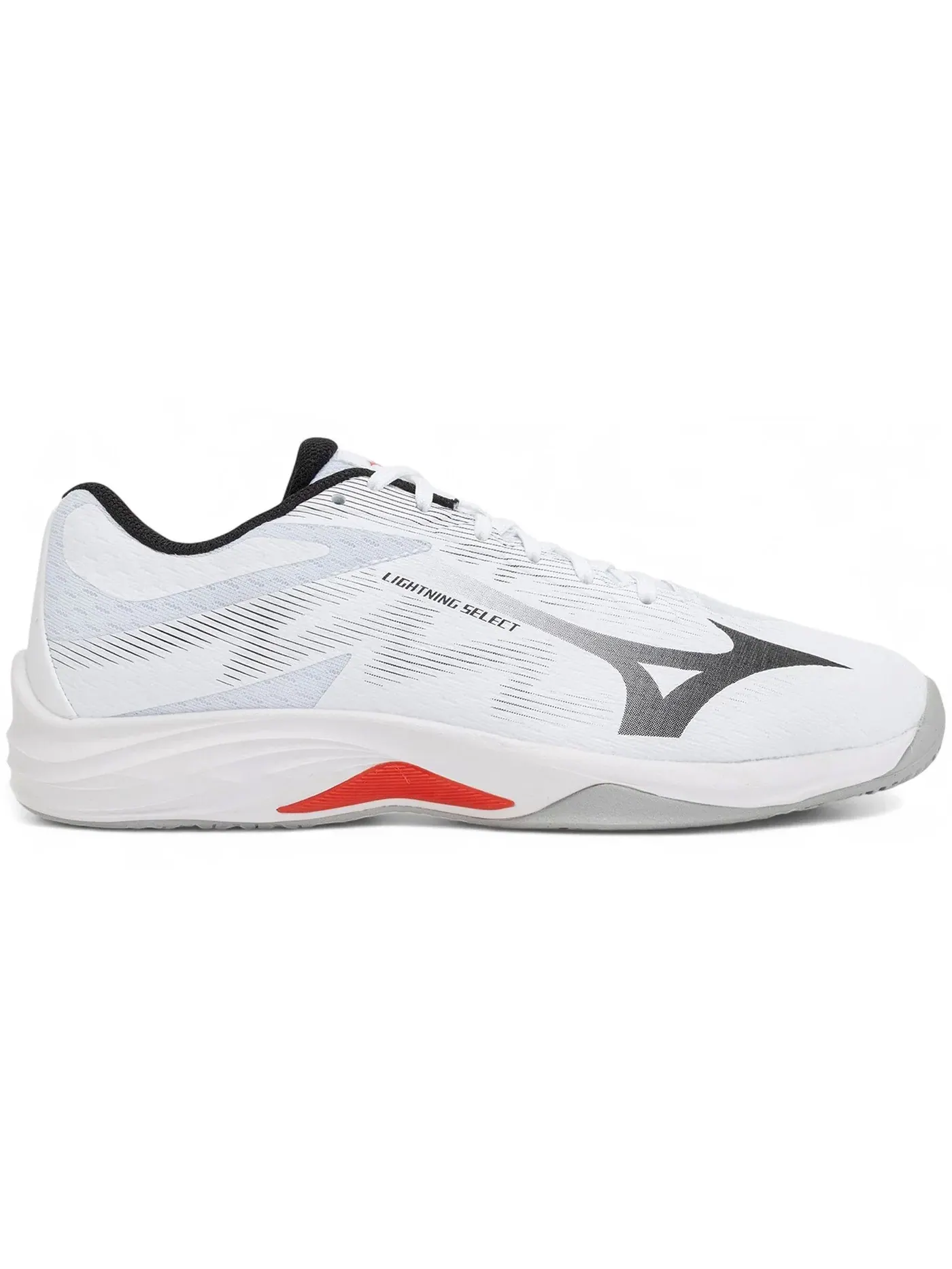 Мужские кроссовки с длинным шнурованием Mizuno Lightning Select — изображение 1 из 1, белый/черный/красный