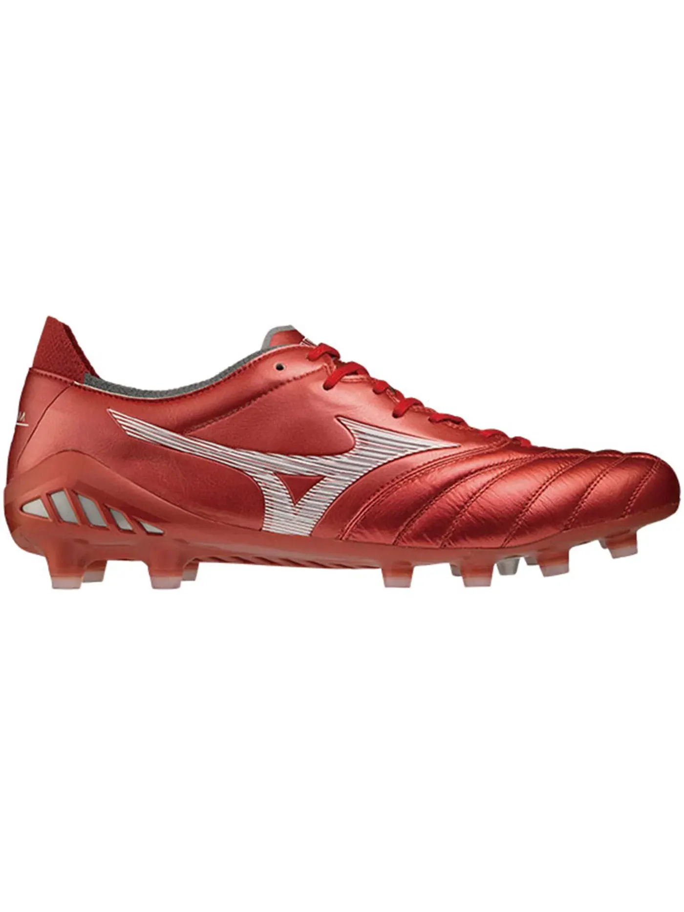 Мужские кроссовки с кенгуровой кожи Mizuno Morelia Neo 3 Japan — изображение 1 из 2, красный/белый/красный