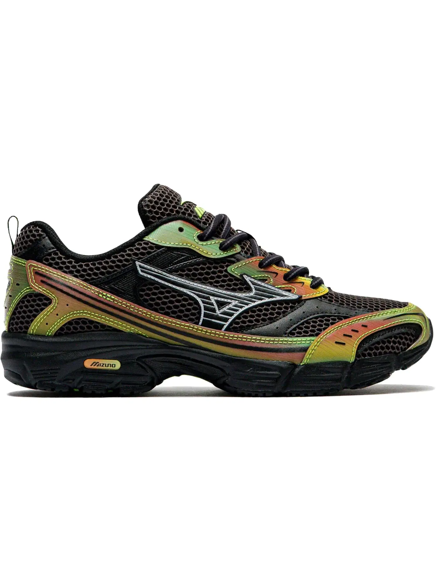 Мужские кроссовки Lifestyle Mizuno MXR Midnight Velocity Iron Gate — изображение 1 из 1, черный/зеленый