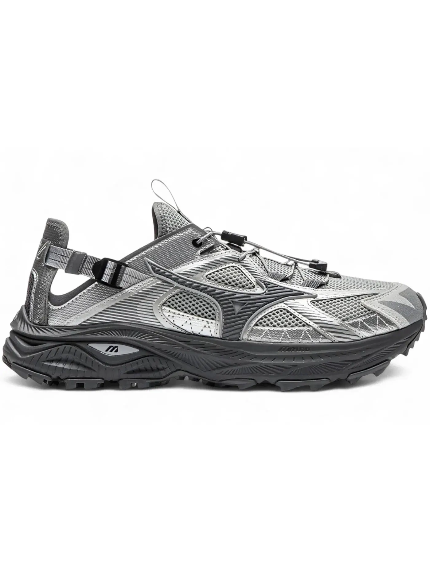 Мужские кроссовки для трейла Mizuno Racer Trail SE — изображение 1 из 1, серебристый серый