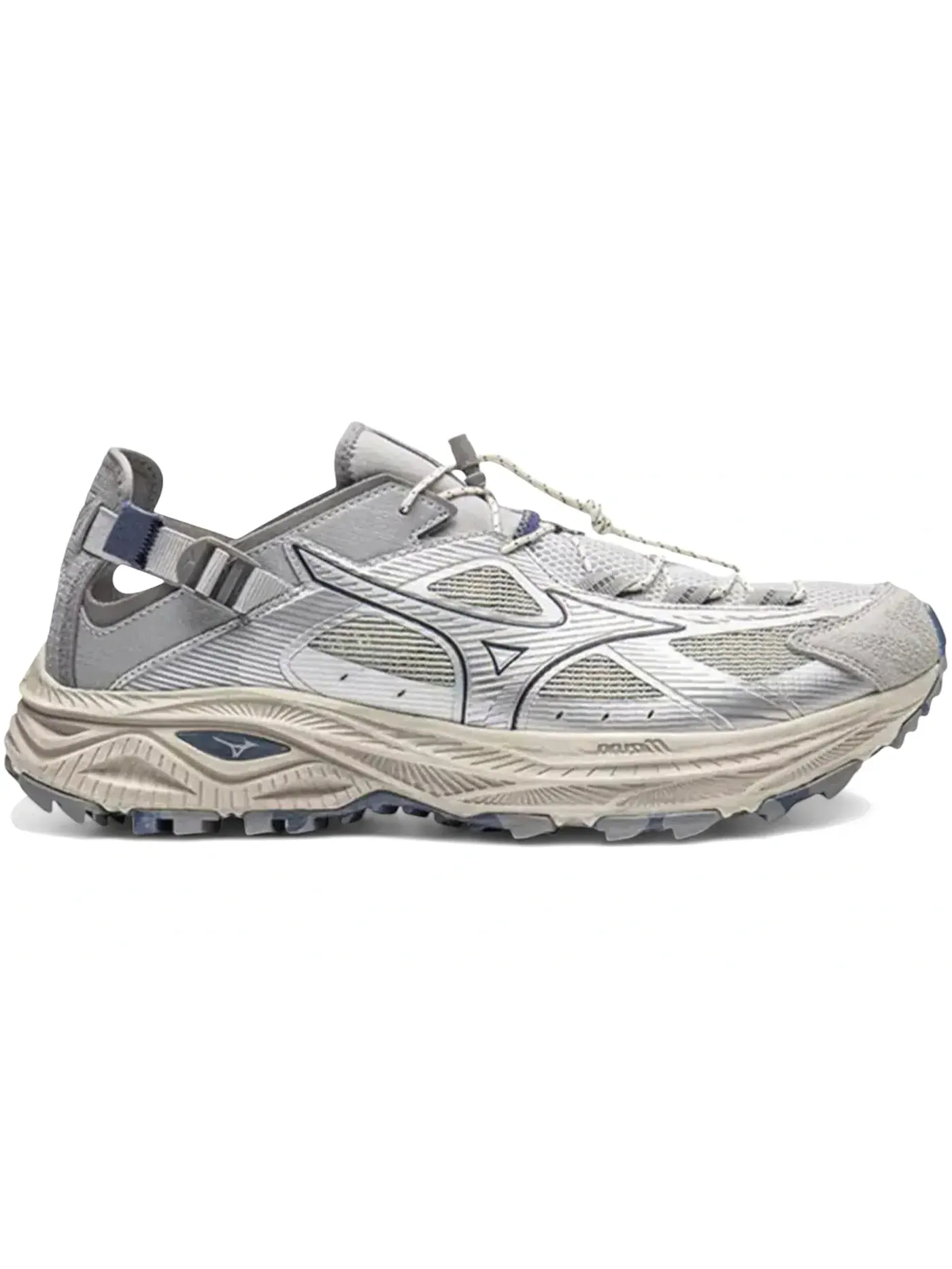 Мужские кроссовки для повседневной носки Mizuno Racer Trail SE V2 — изображение 1 из 1, серебряный