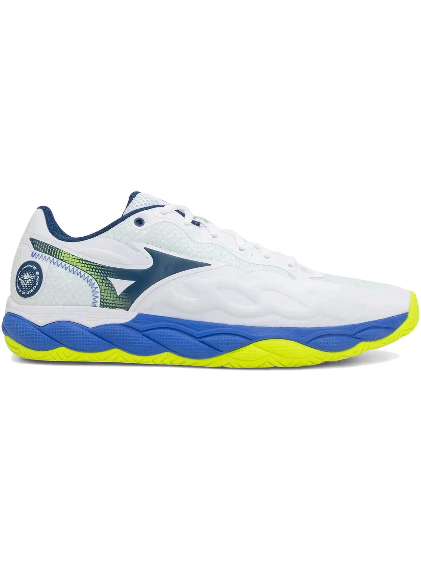 Мужские кроссовки с сетчатым верхом Mizuno Wave Enforce Court AC — изображение 1 из 1, белый синий