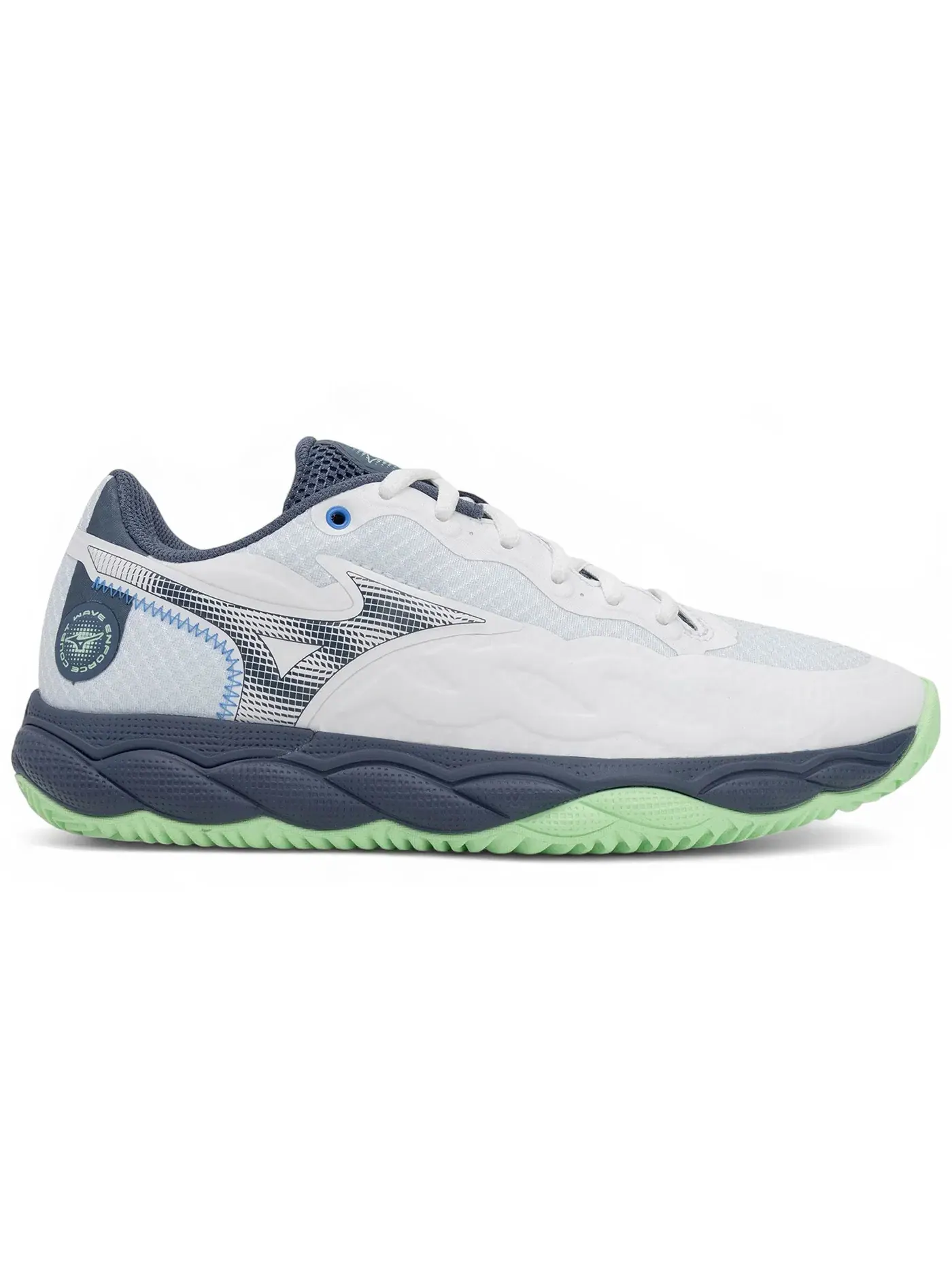 Мужские кроссовки для тенниса Mizuno Wave Enforce Court CC — изображение 1 из 1, белый винтажный индиго