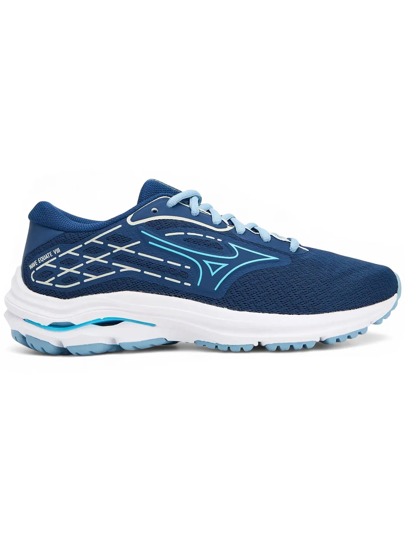 Женские кроссовки для бега Mizuno Wave Equate 8 — изображение 1 из 1, синий/синий