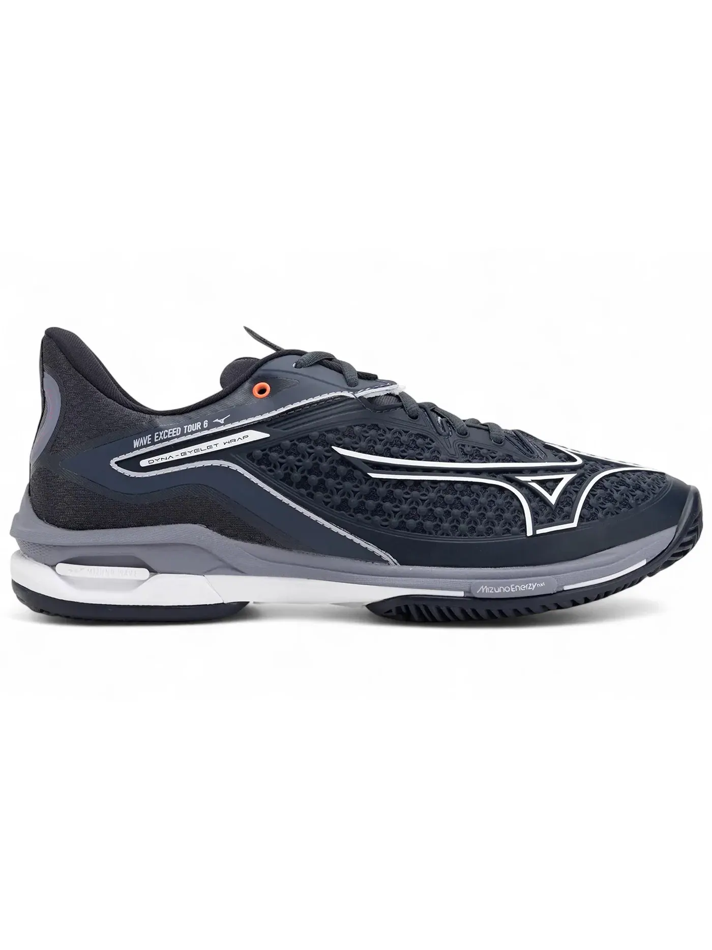 Мужские кроссовки для тенниса Wave Exceed Tour 6 CC Mizuno — изображение 1 из 1, серый/белый/синий