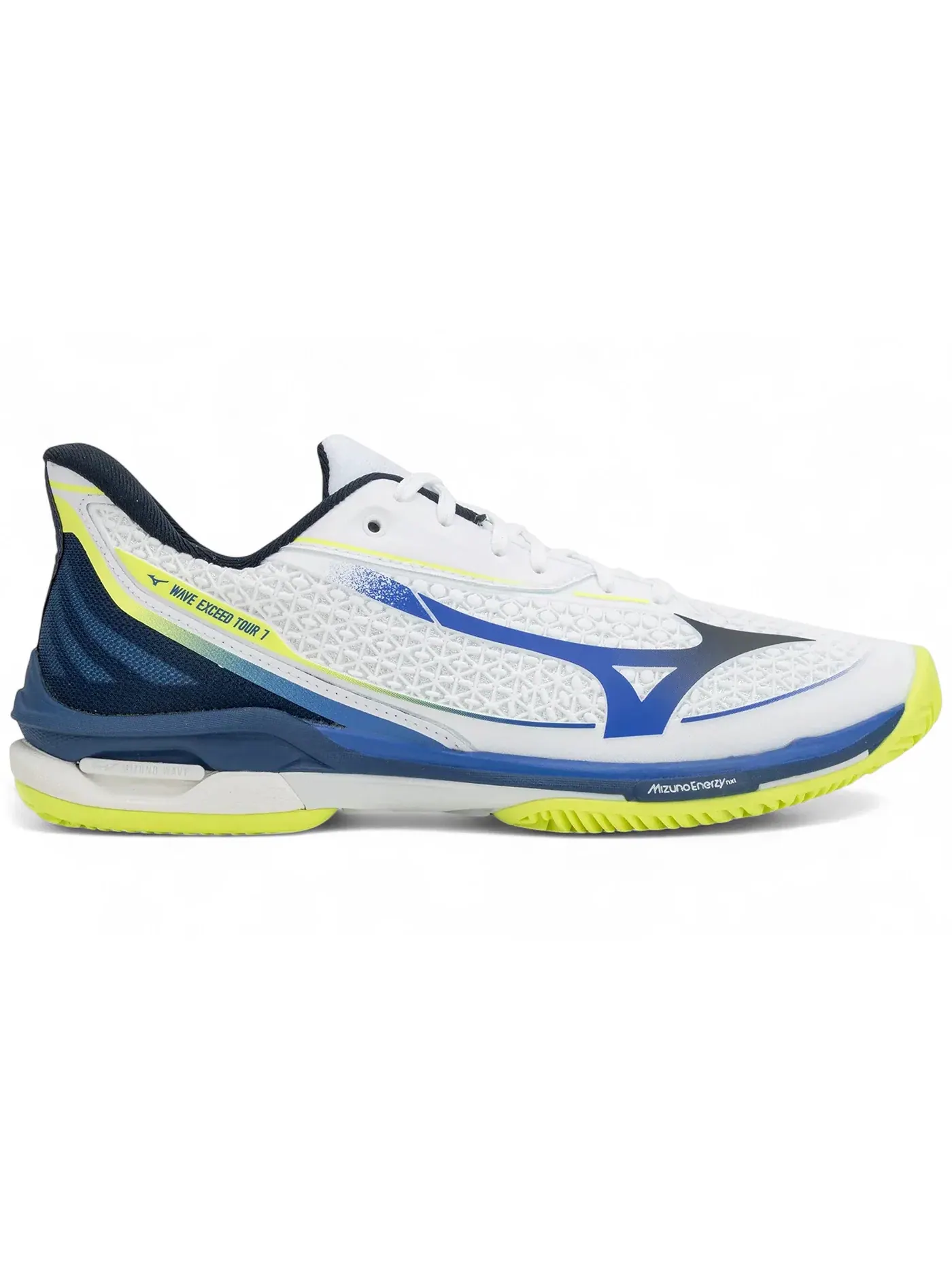 Мужские кроссовки для тенниса Mizuno Wave Exceed Tour 7 CC — изображение 1 из 1, белый/синий