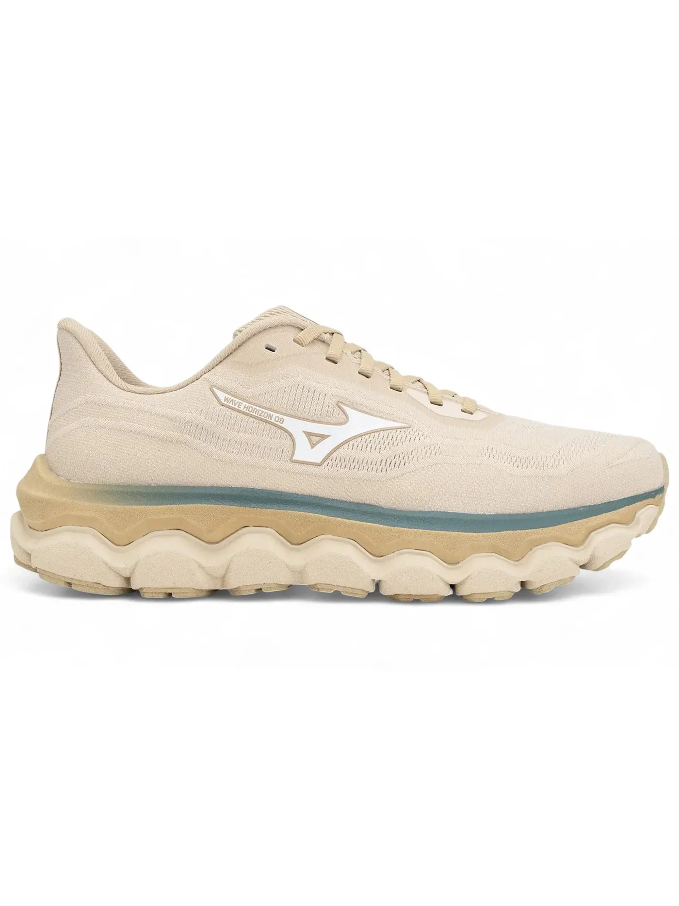 Мужские кроссовки для бега Mizuno Wave Horizon 9 — изображение 1 из 1, бледный хаки/белый