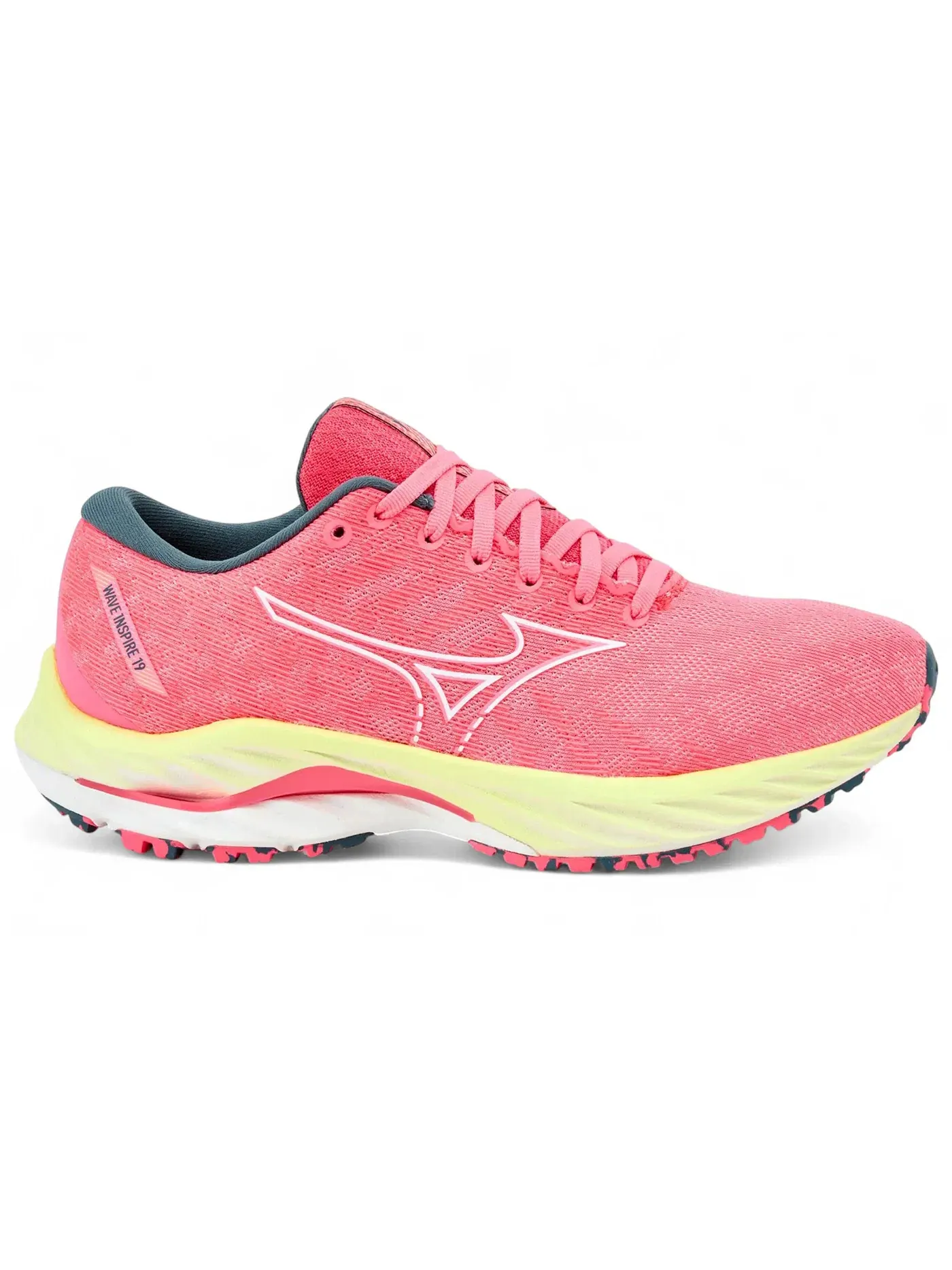 Женские кроссовки для бега Mizuno Wave Inspire 19 — изображение 1 из 1, розовый белый