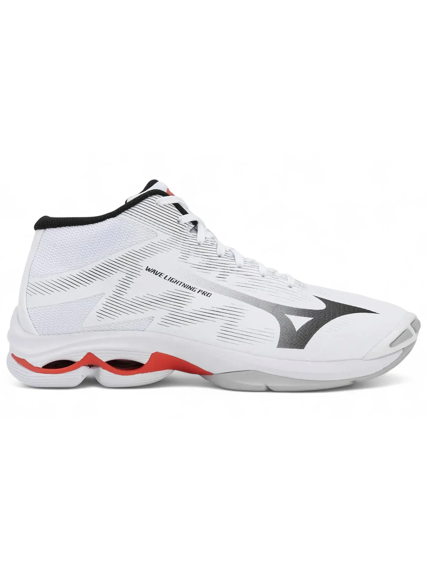 Мужские кроссовки для волейбола Mizuno Wave Lightning Pro Mid — изображение 1 из 1, белый/черный/красный