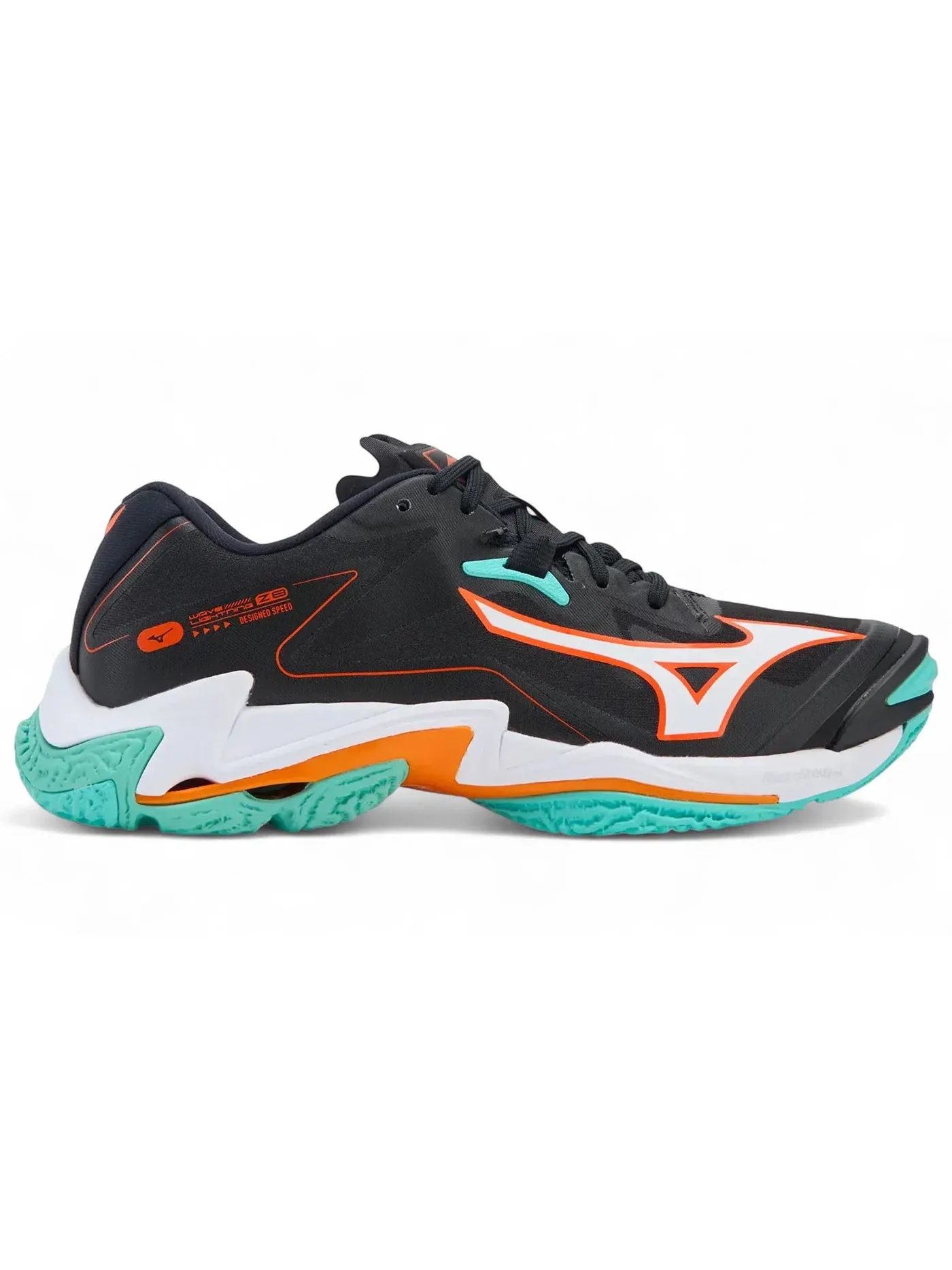 Мужские кроссовки для волейбола Mizuno Wave Lightning Z8 — изображение 1 из 1, черный//зеленый