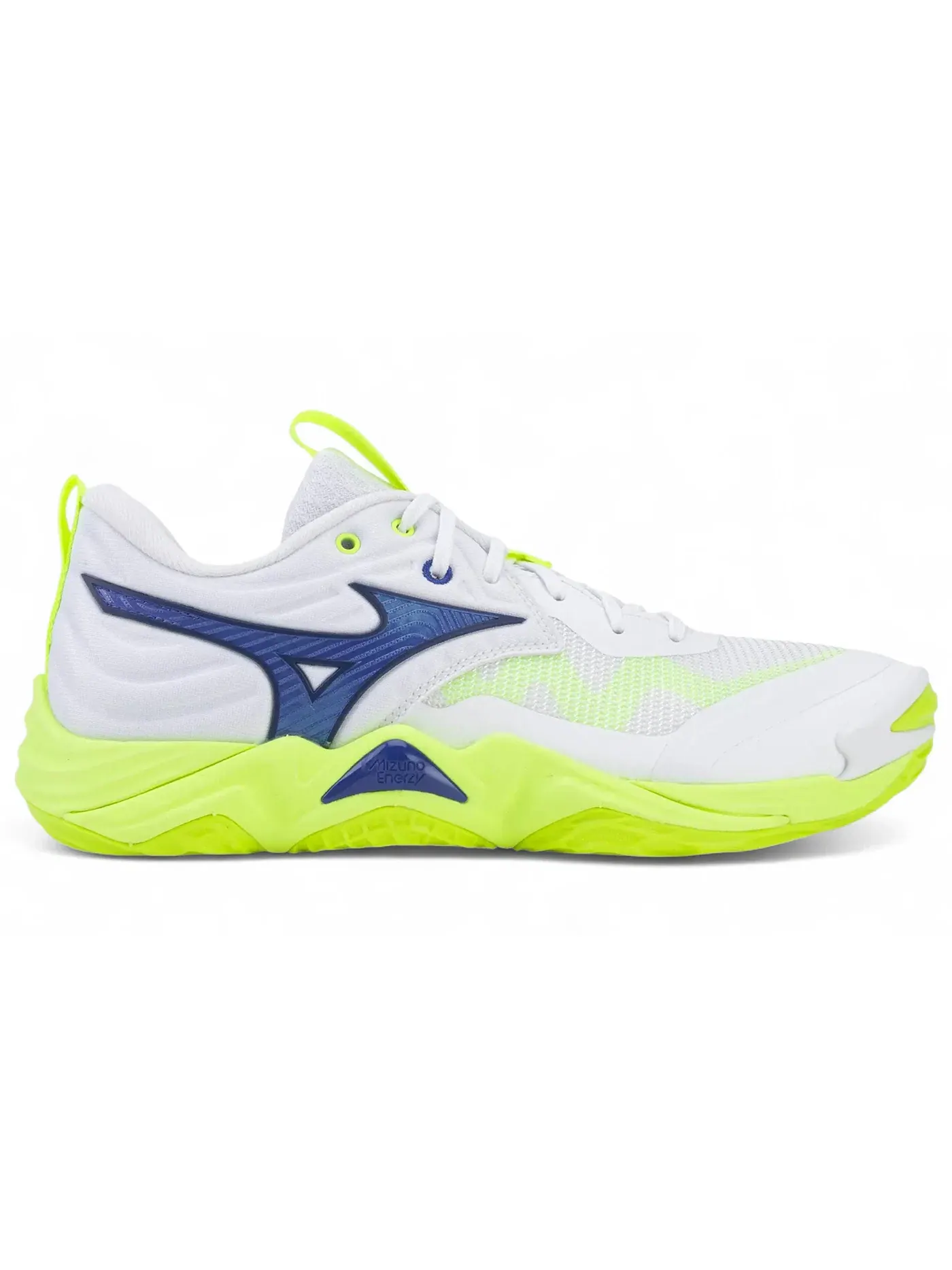 Мужские кроссовки для волейбола Mizuno Wave Momentum Elite — изображение 1 из 1, белый/желтый/синий