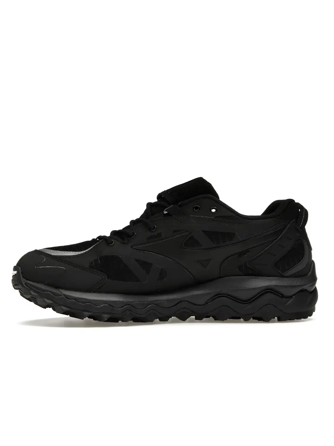 Мужские кроссовки для бега Mizuno Wave Mujin TL Gore-Tex — изображение 3 из 4, черный/черный/черный