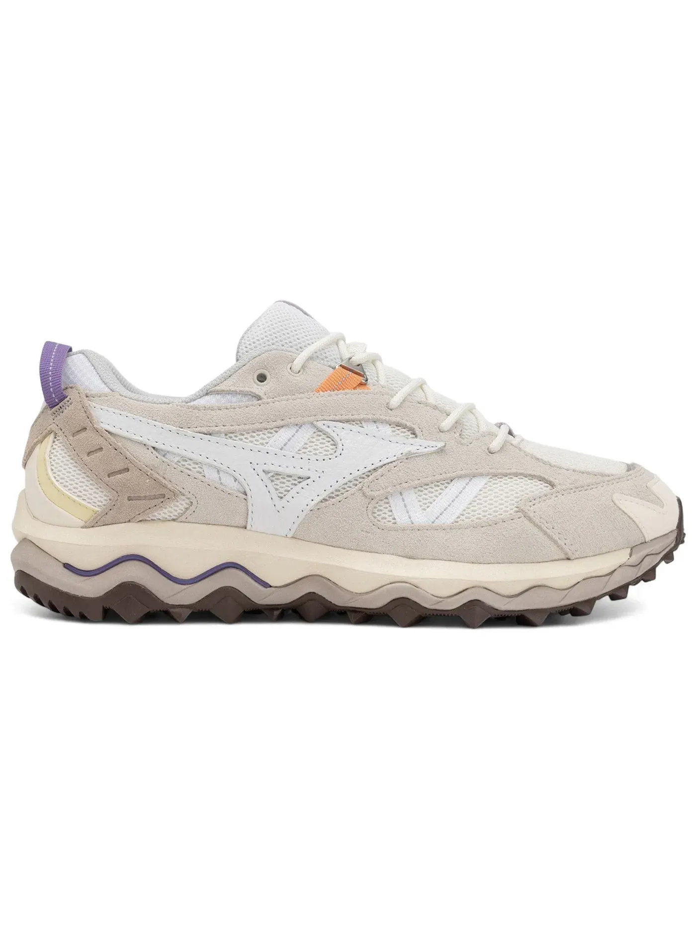 Мужские кроссовки Lifestyle Mizuno Wave Mujin TL Mizuno Mizuno Snow White White Paisley Purple — изображение 1 из 1