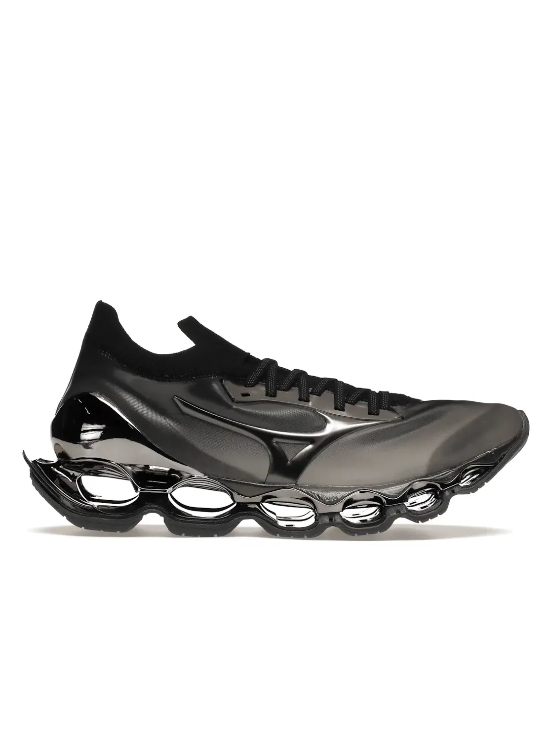 Мужские кроссовки с технологией Wave Prophecy Mizuno — изображение 1 из 4, черный//серебристый