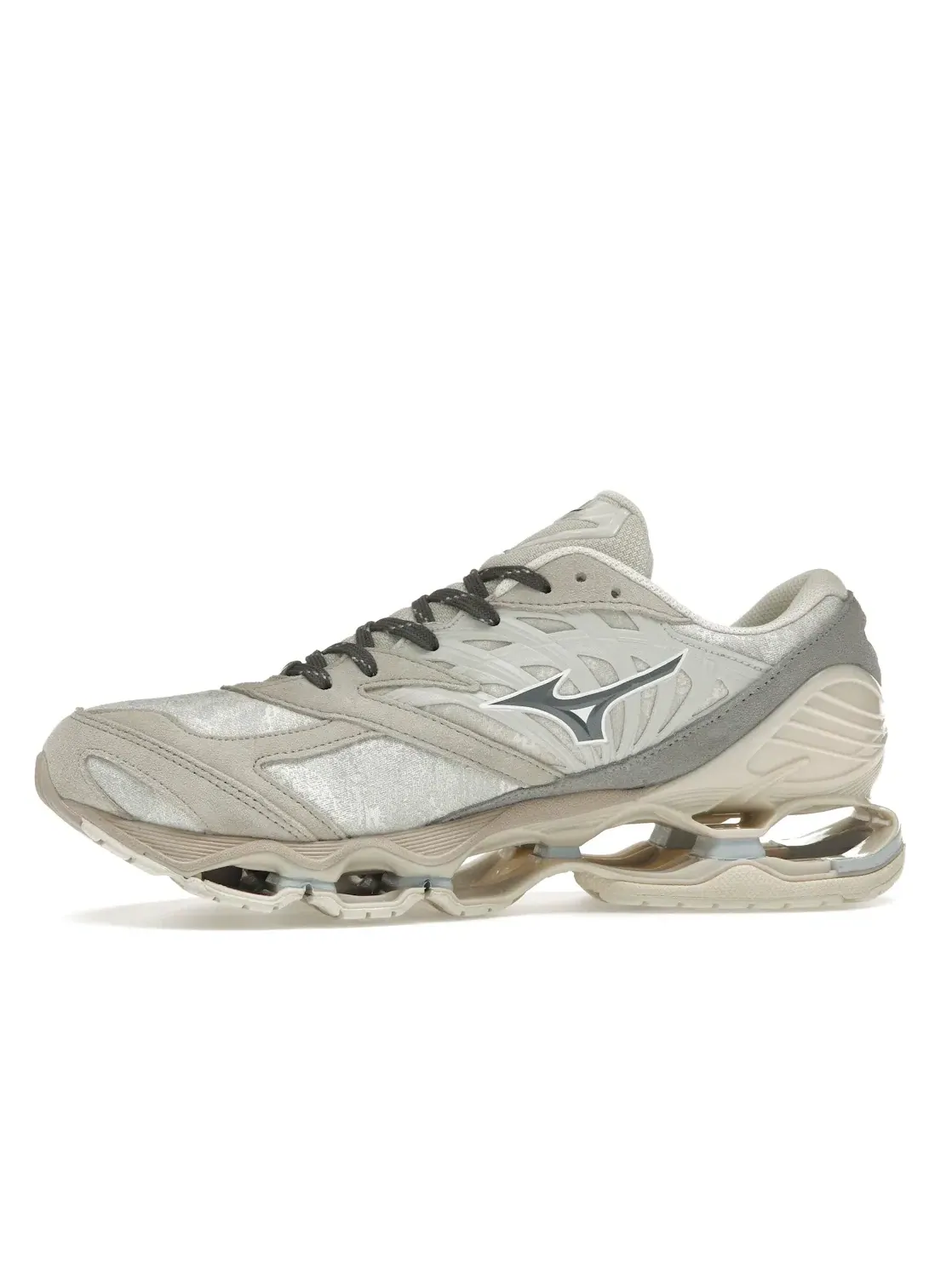 Мужские кроссовки для бега с технологией Wave Prophecy LS Mizuno — изображение 3 из 4, серебристый