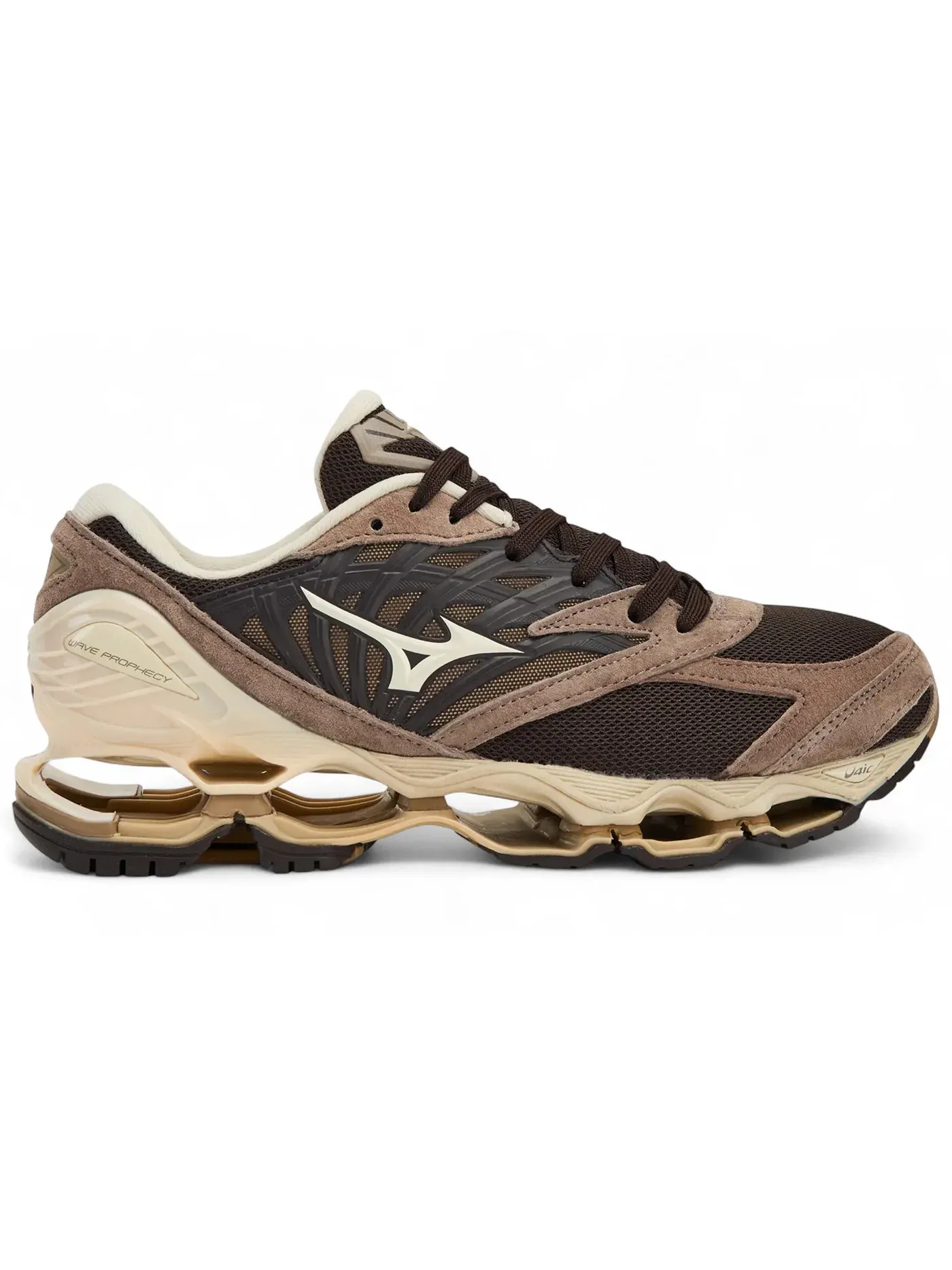Мужские кроссовки Lifestyle Mizuno Wave Prophecy LS, Mole/Pristine/Fungi — изображение 1 из 1