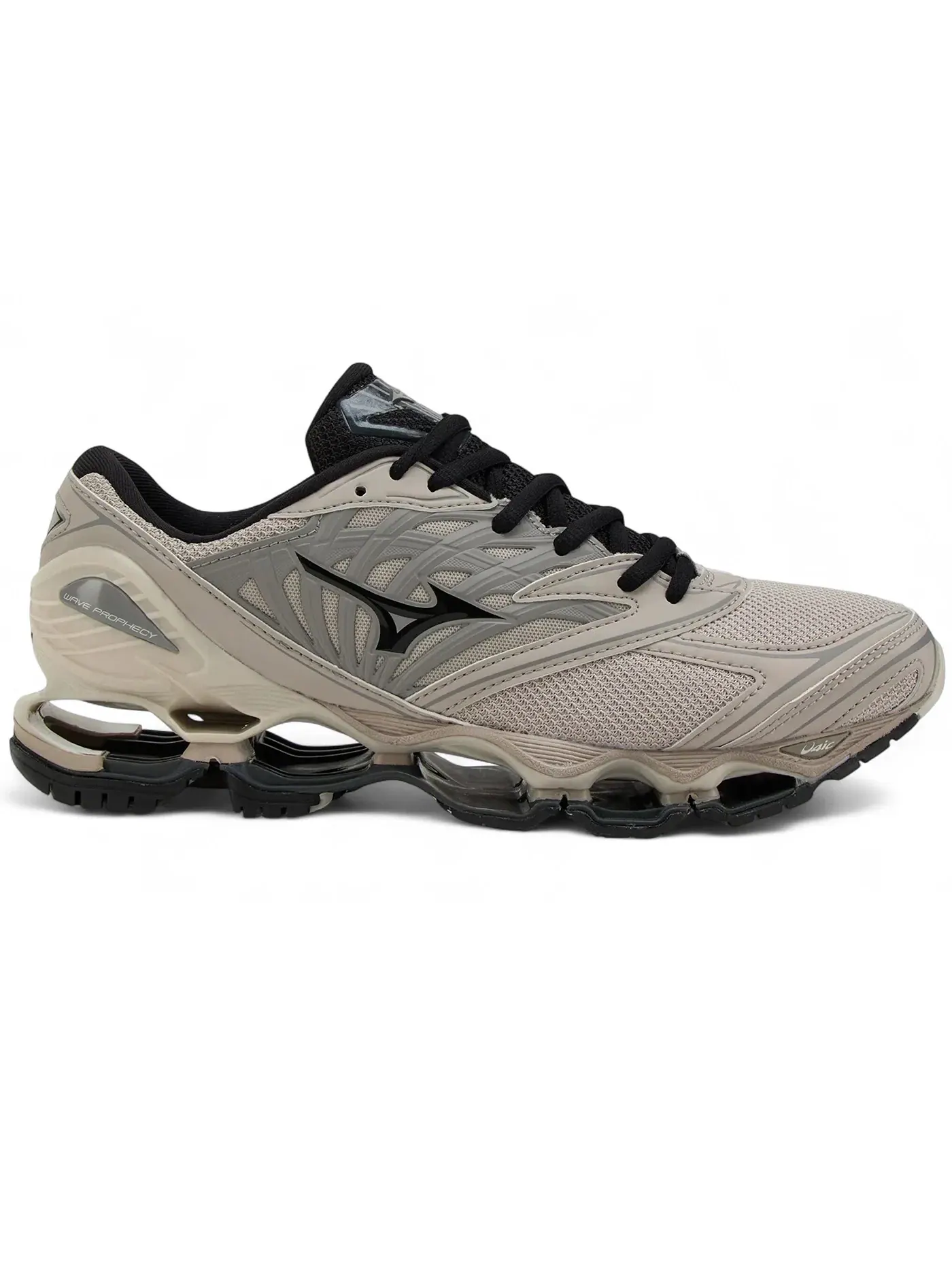 Мужские кроссовки Lifestyle Mizuno Wave Prophecy LS — изображение 1 из 1, серебристый/черный/серый