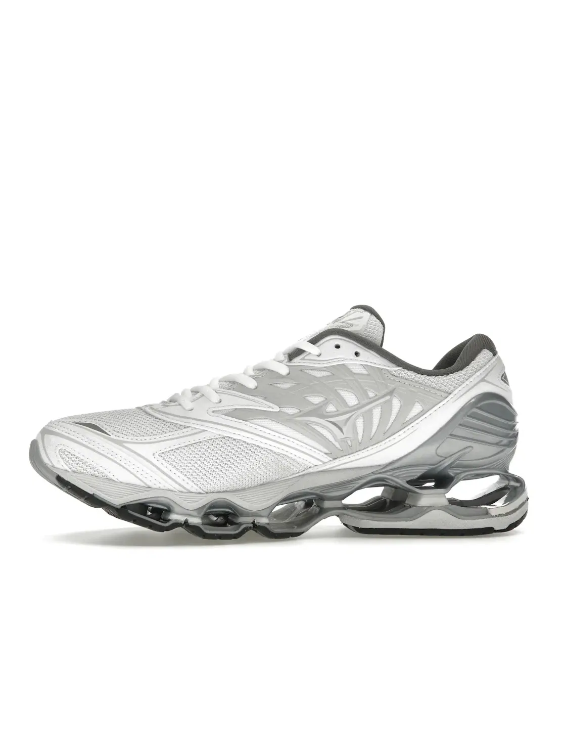 Мужские кроссовки с технологией Wave Mizuno Wave Prophecy LS Mizuno — изображение 3 из 4, белый серебристый