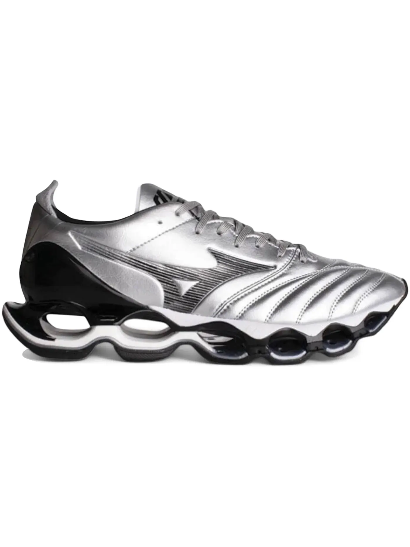 Мужские кроссовки с технологией Wave Prophecy Mizuno — изображение 1 из 1, серебристый/черный