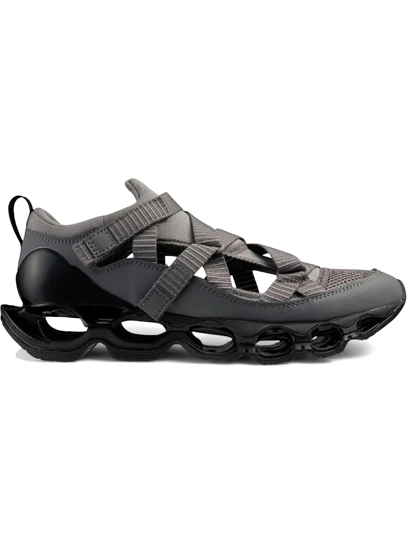 Мужские кроссовки на шнурках Mizuno Wave Prophecy Strap Mizuno — изображение 1 из 1, серый/черный
