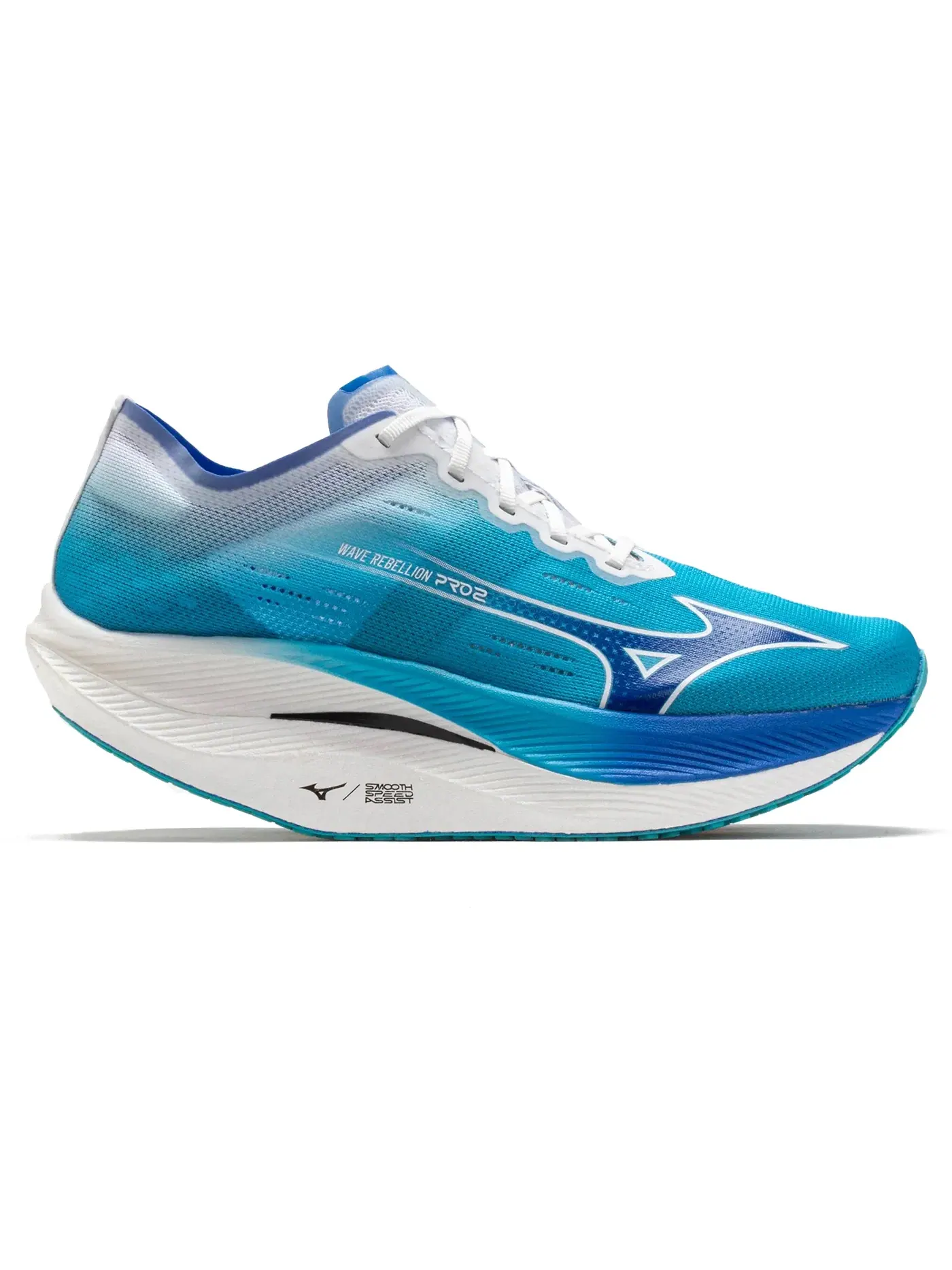 Мужские кроссовки для бега с карбоновой пластиной Mizuno Wave Rebellion Pro 2 — изображение 1 из 1, синий/синий