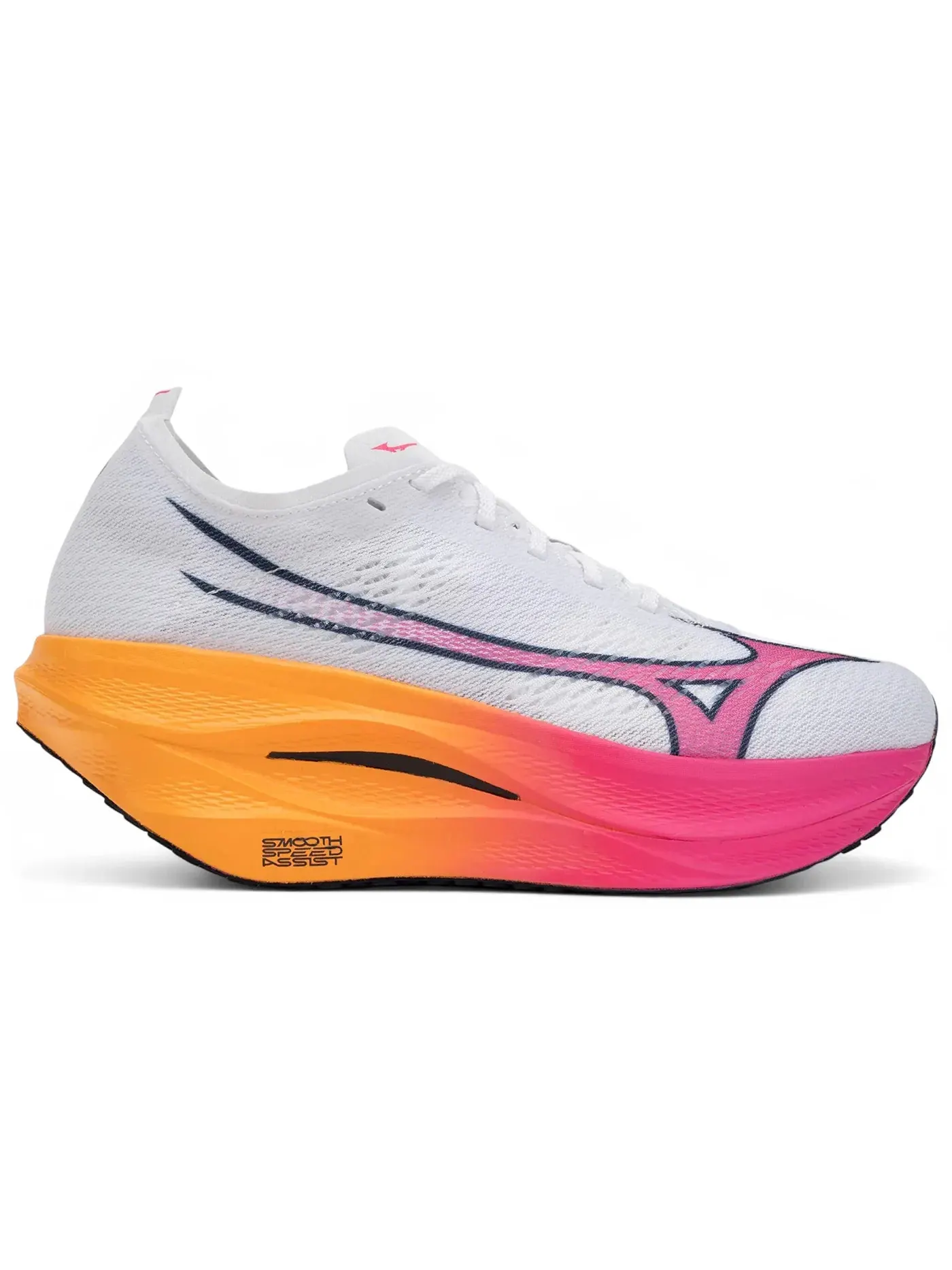 Мужские кроссовки для бега Mizuno Wave Rebellion Pro 3 — изображение 1 из 1, белый розовый оранжевый