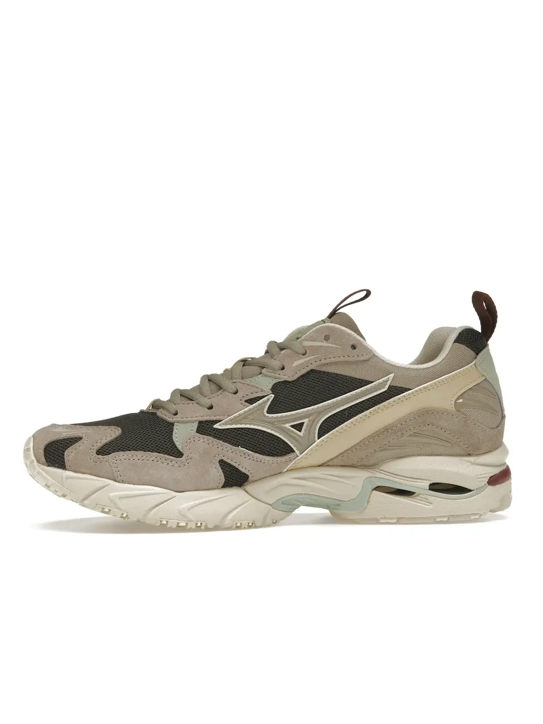 Мужские кроссовки lifestyle Mizuno Wave Rider 10 — изображение 3 из 4, винтажный хаки