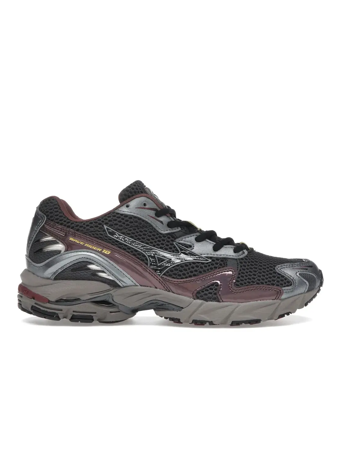 Мужские кроссовки Lifestyle Mizuno Wave Rider 10 — изображение 1 из 4, черный песочный/черный