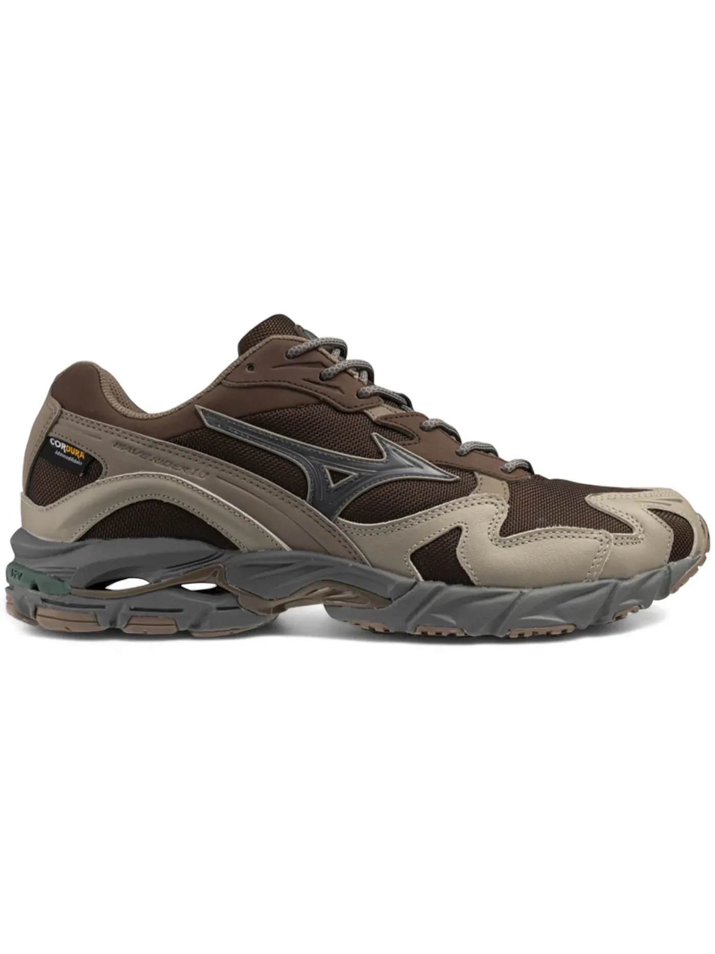 Мужские кроссовки lifestyle Mizuno Wave Rider 10 Cordura Mizuno — изображение 1 из 1, винтажный хаки