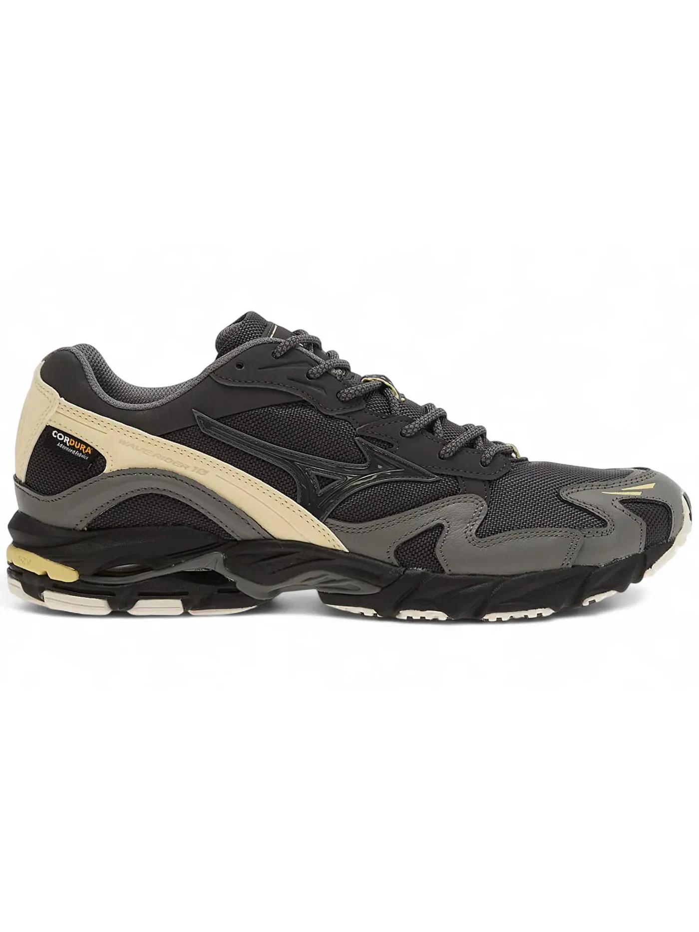 Мужские кроссовки Lifestyle Mizuno Wave Rider 10 Cordura — изображение 1 из 1, черный песочный