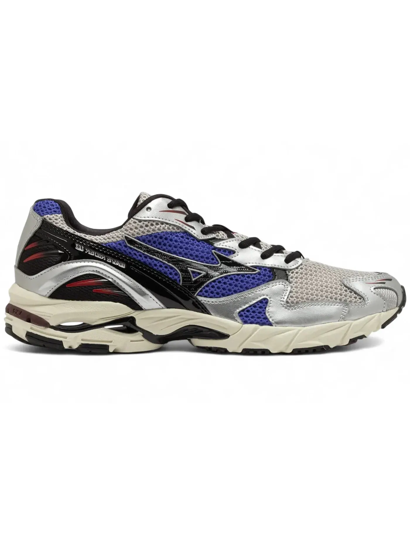 Мужские кроссовки Lifestyle Mizuno Wave Rider 10 — изображение 1 из 1, черный/синий