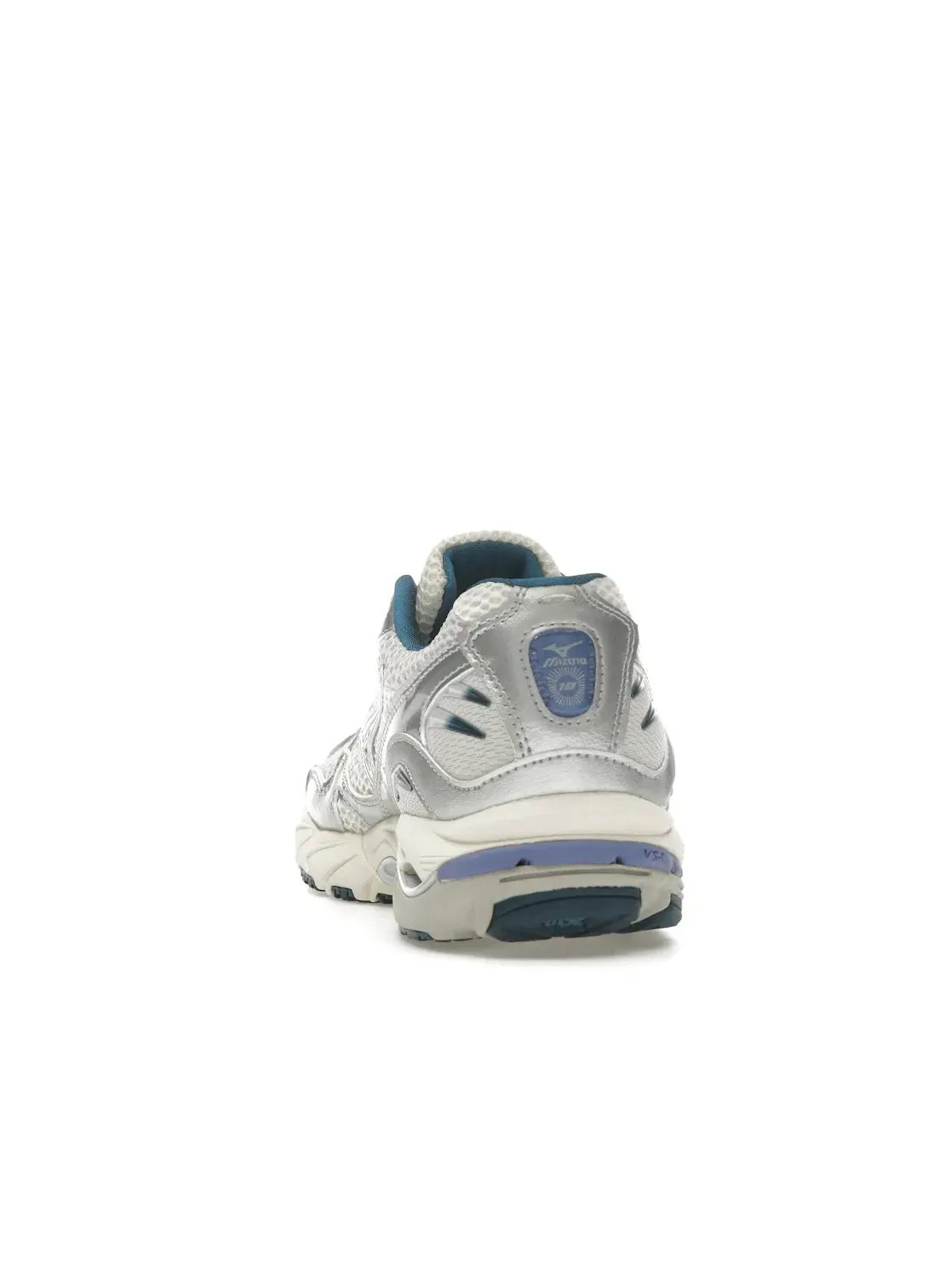Мужские кроссовки Lifestyle Mizuno Wave Rider 10 — изображение 4 из 4, белый/серебристый/синий