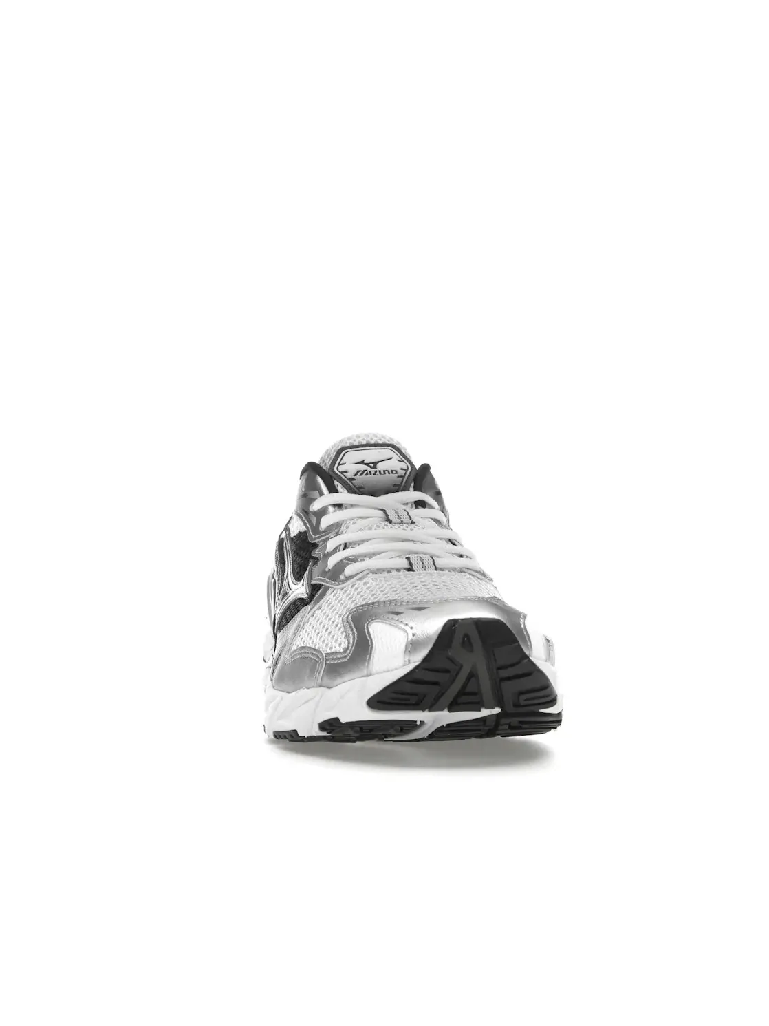 Мужские кроссовки Lifestyle Mizuno Wave Rider 10 — изображение 2 из 4, белый/серебристый/черный