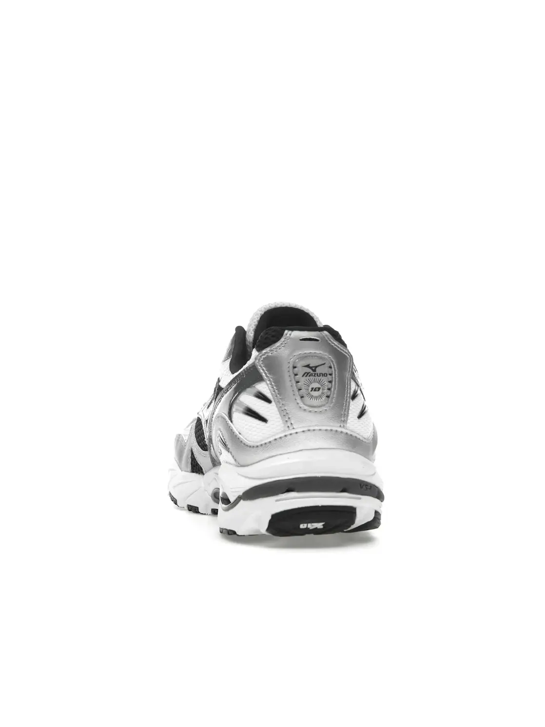 Мужские кроссовки Lifestyle Mizuno Wave Rider 10 — изображение 4 из 4, белый/серебристый/черный