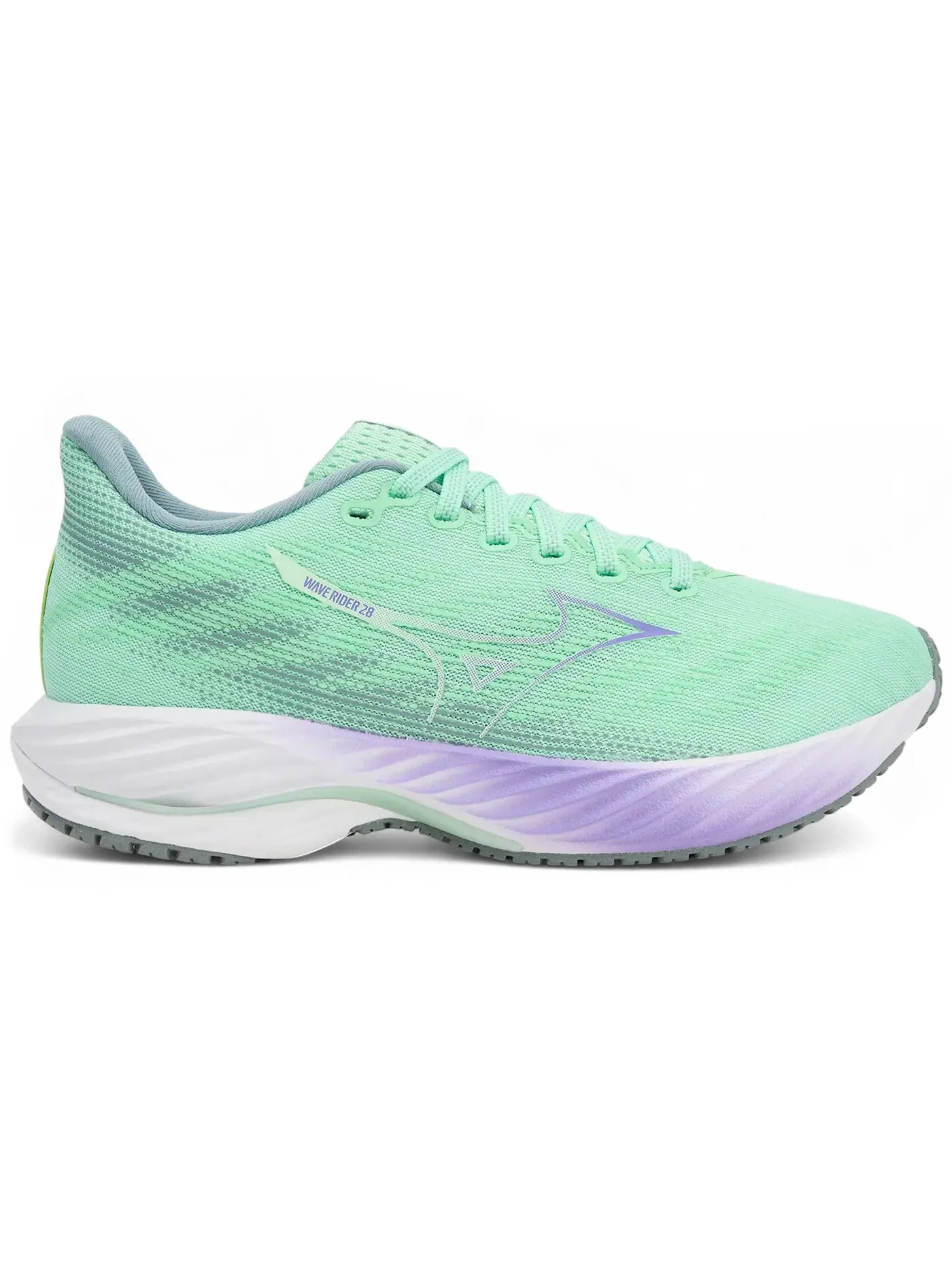 Женские кроссовки с амортизацией Wave Rider 28 Mizuno — изображение 1 из 1, фиолетовый