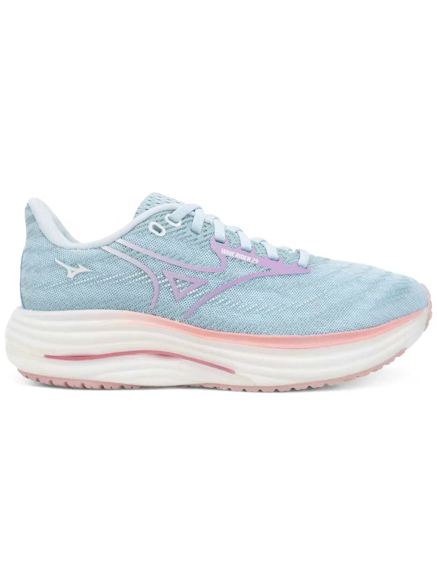 Женские кроссовки для бега Mizuno Wave Rider 29, Nantucket Breeze/Orchidpetal/Bleachedmauve — изображение 1 из 1