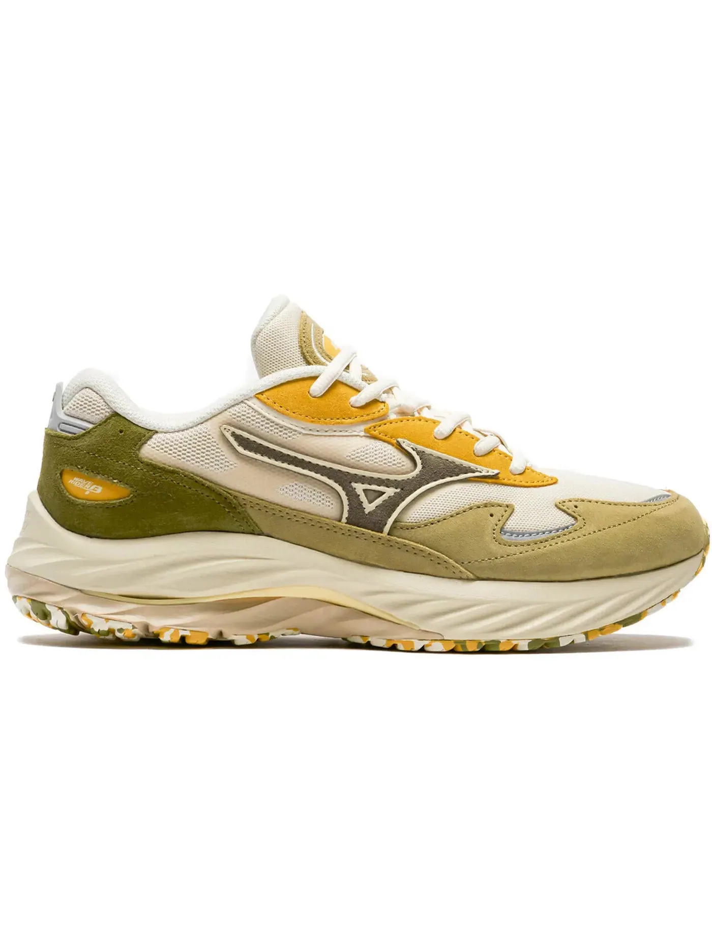 Мужские кроссовки Lifestyle Mizuno Wave Rider Beta — изображение 1 из 1, коричневый/кремовый