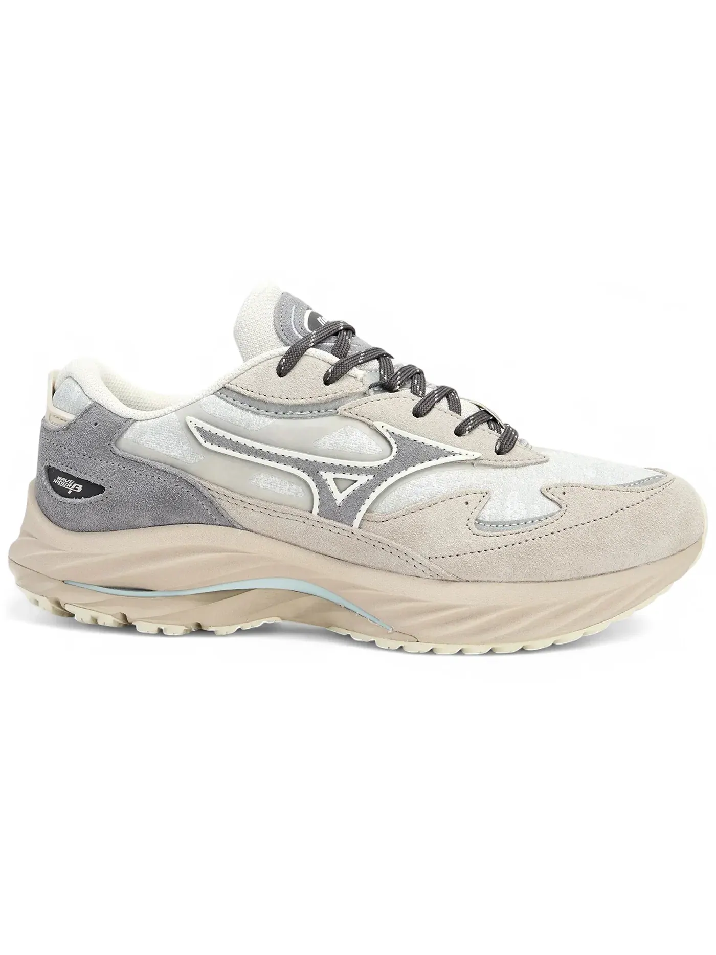 Мужские кроссовки Lifestyle Mizuno Wave Rider Beta — изображение 1 из 1, серый серебристый