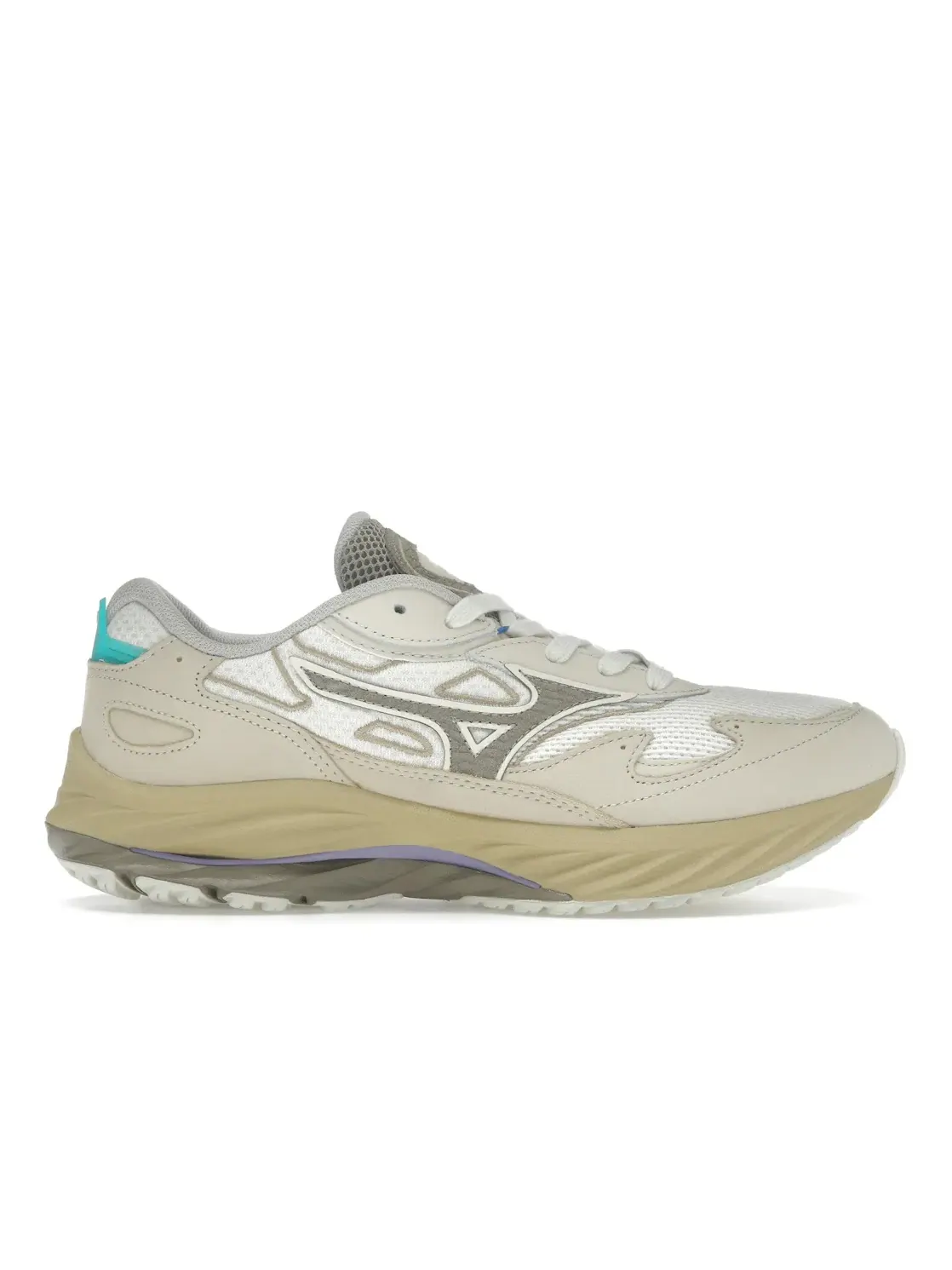Мужские повседневные кроссовки Mizuno Wave Rider Beta Premium — изображение 1 из 4, песочный винтажный хаки