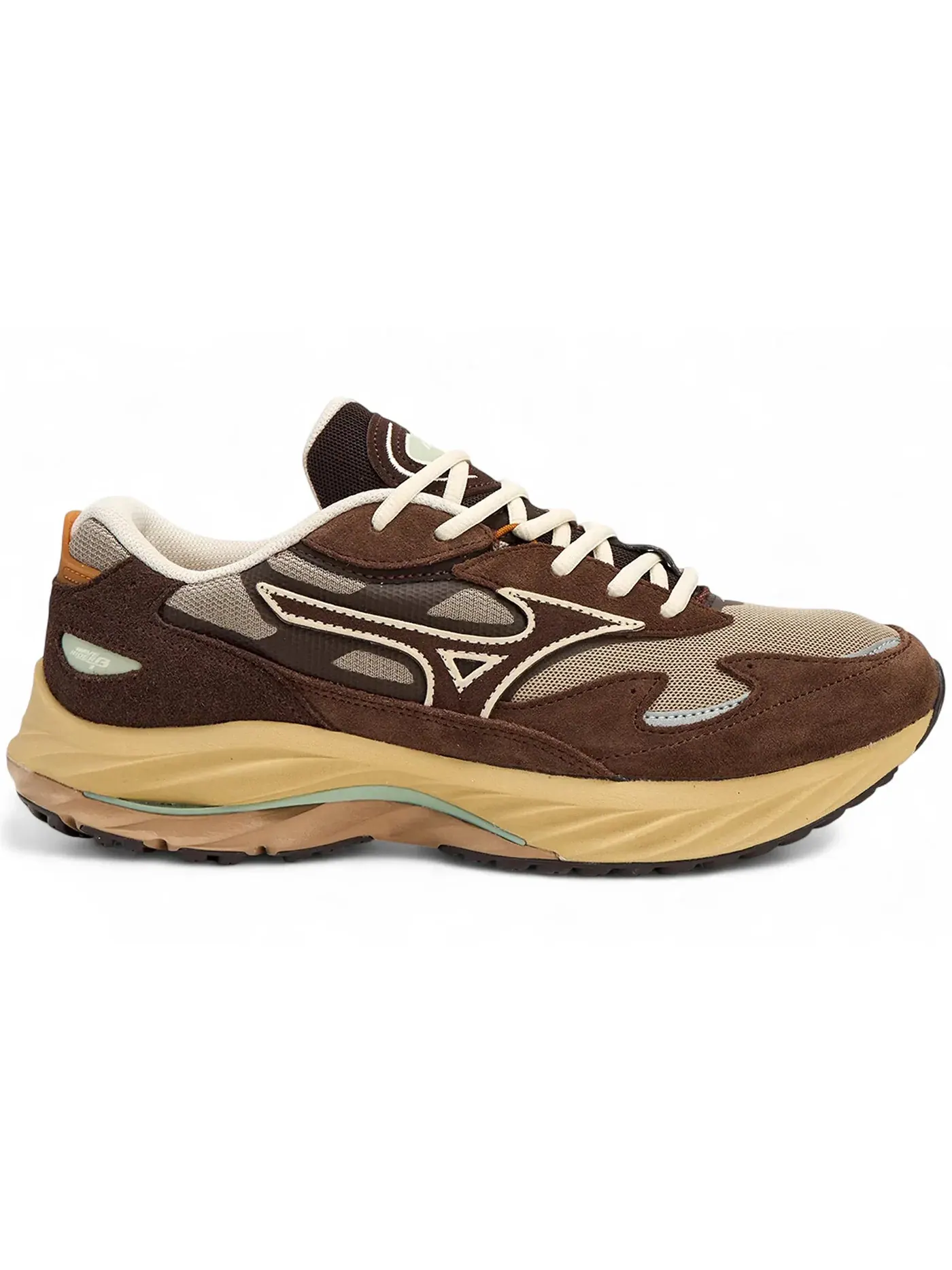 Мужские кроссовки Lifestyle Mizuno Wave Rider Beta — изображение 1 из 1, винтажный хаки/песочный