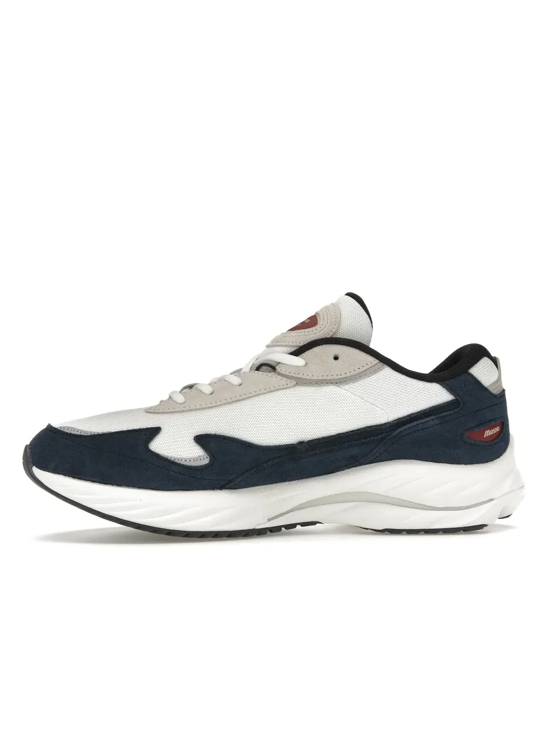 Мужские кроссовки Lifestyle Mizuno Wave Rider Beta — изображение 3 из 4, белый/бежевый/синий