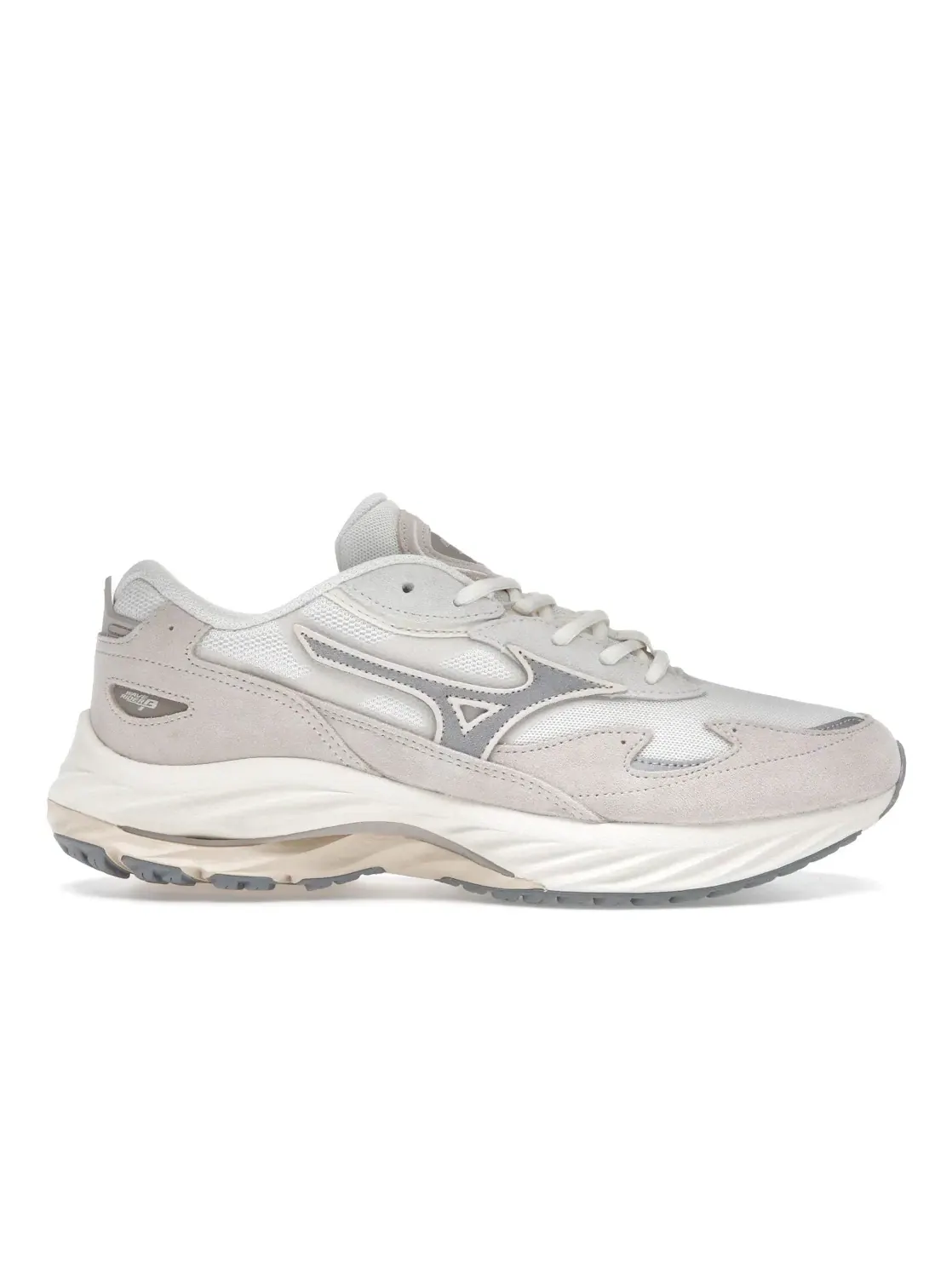 Мужские кроссовки Lifestyle Mizuno Wave Rider Beta — изображение 1 из 4, белый песочный/серый