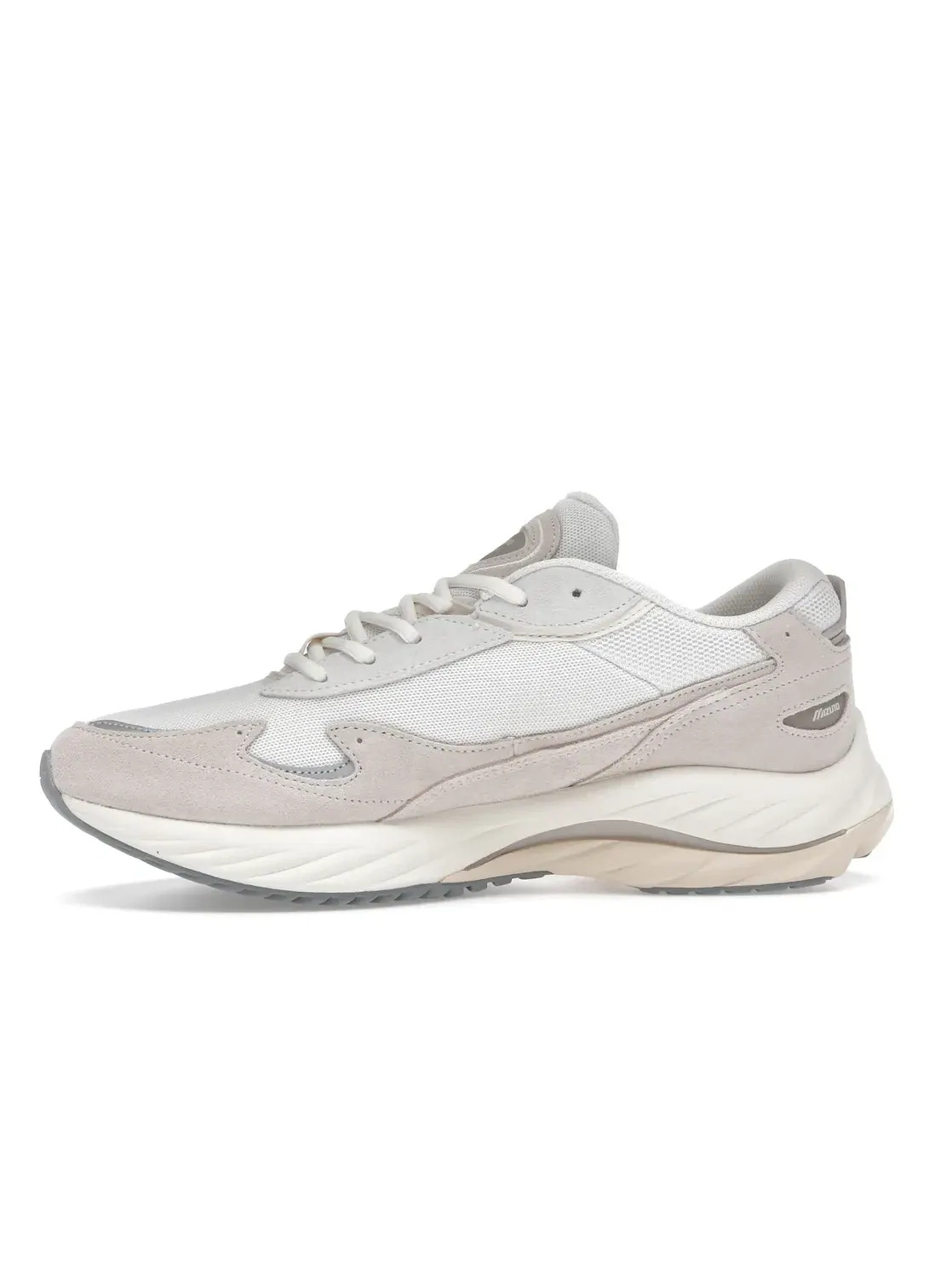 Мужские кроссовки Lifestyle Mizuno Wave Rider Beta — изображение 3 из 4, белый песочный/серый