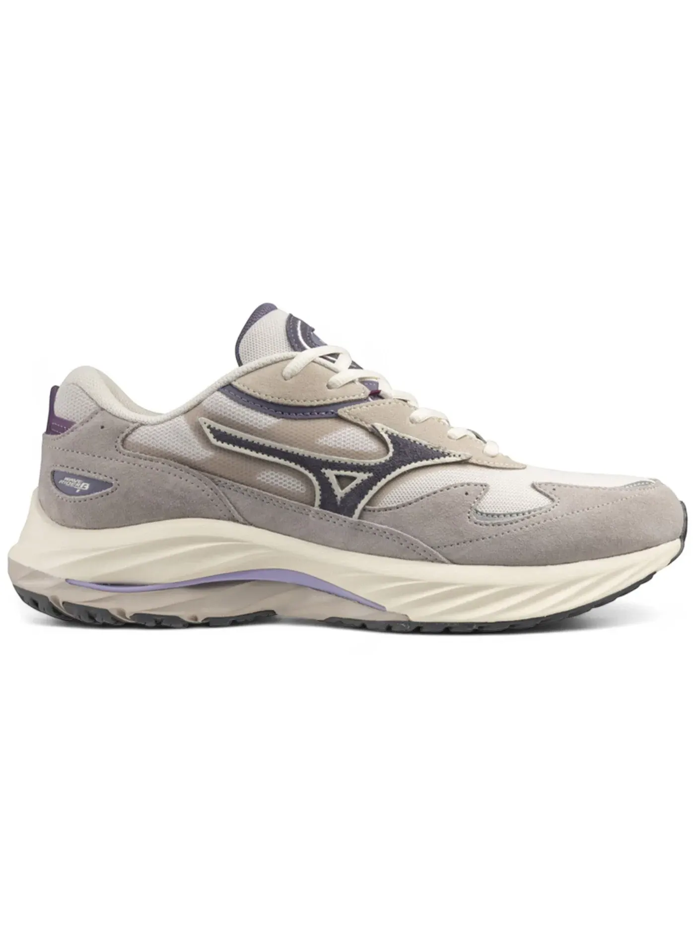 Мужские кроссовки Lifestyle Mizuno Wave Rider Beta — изображение 1 из 1, белый песочный серый