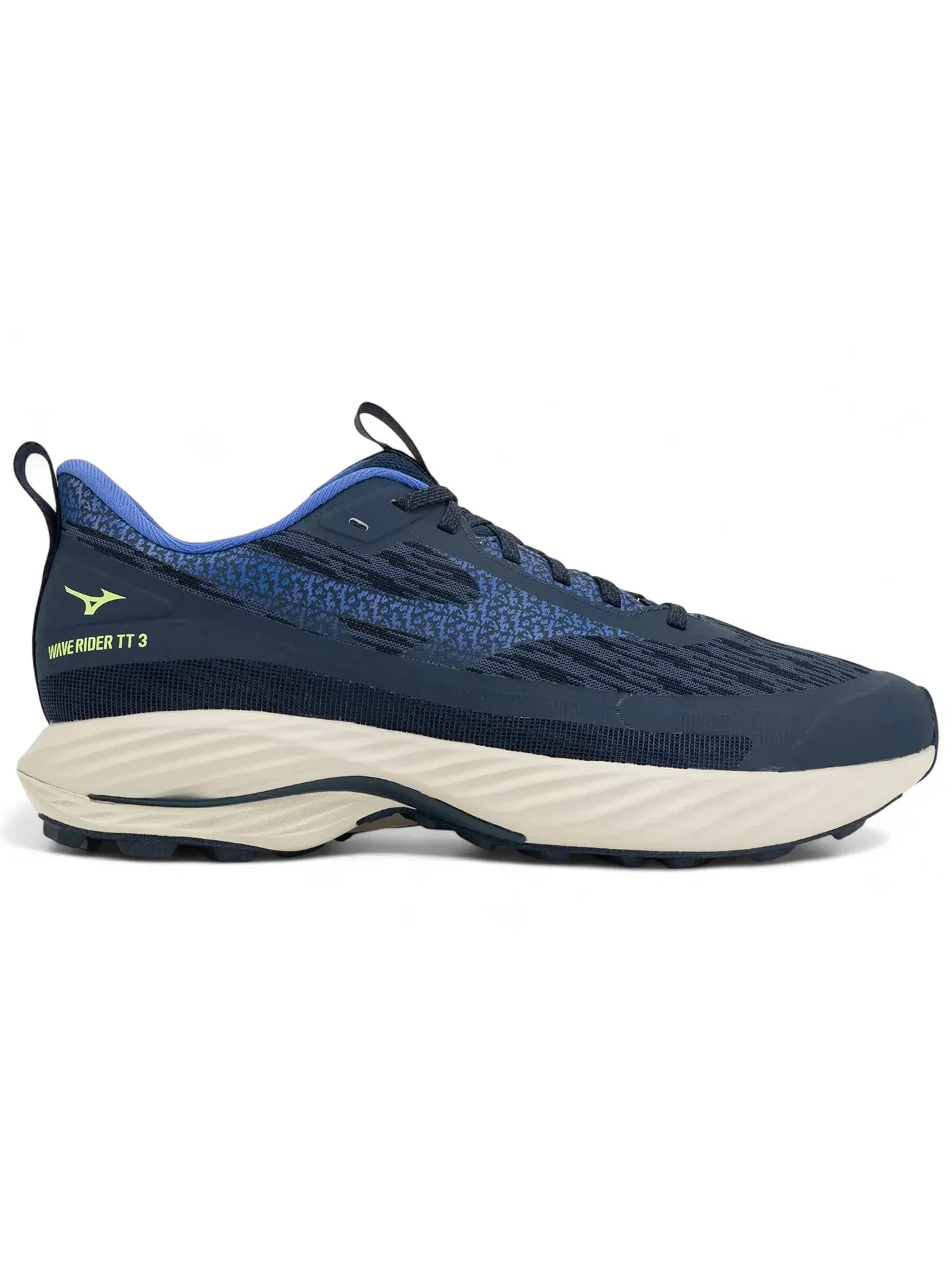 Мужские кроссовки для бега с амортизацией Mizuno Wave Rider TT 3 — изображение 1 из 1, синий желтый