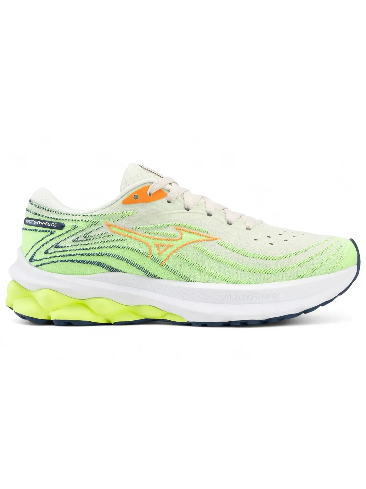 Женские кроссовки с амортизацией Mizuno Wave Skyrise 5 Mizuno — изображение 1 из 1, оранжевый